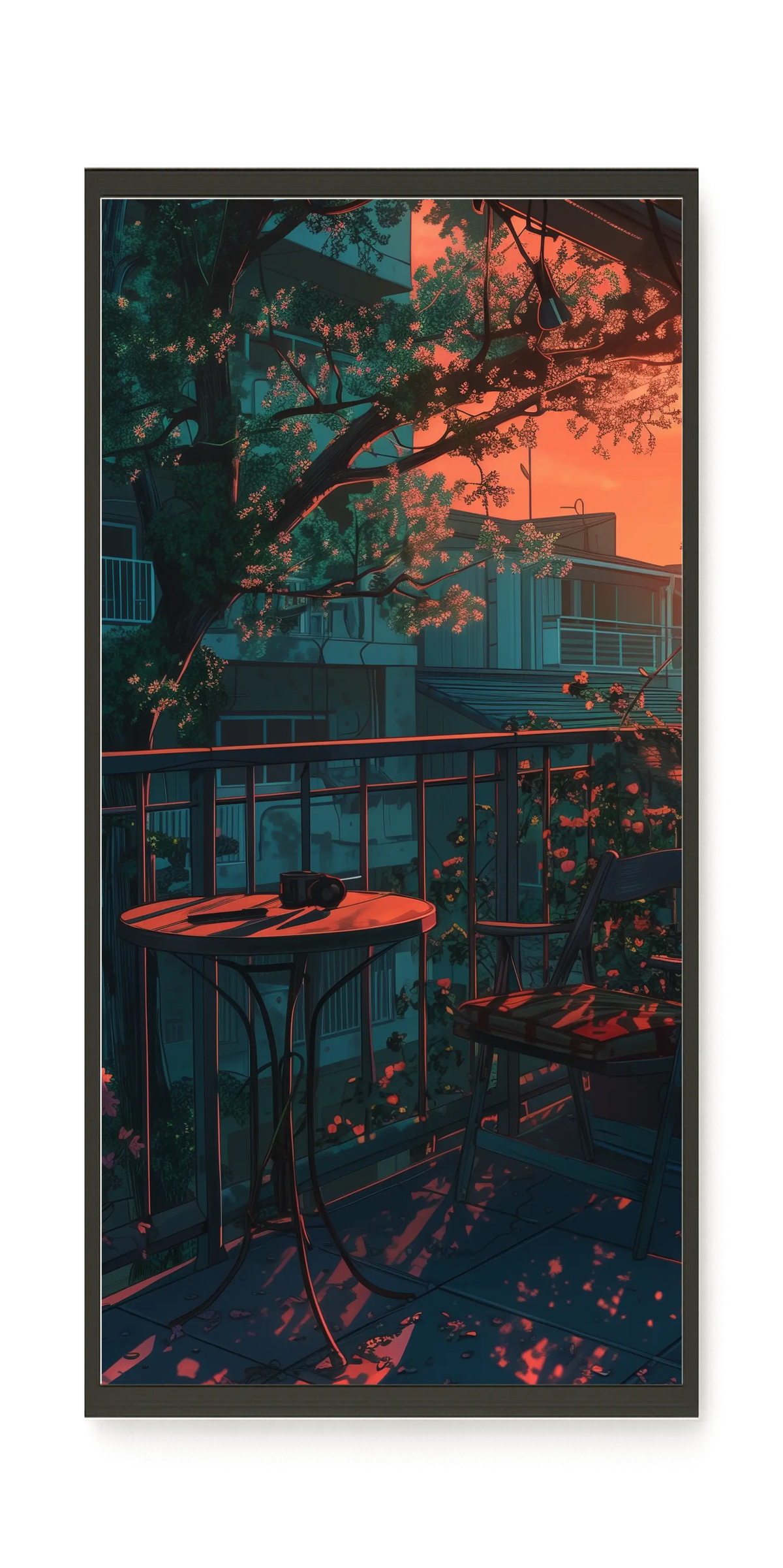 Balcony Sunset Canvas Print