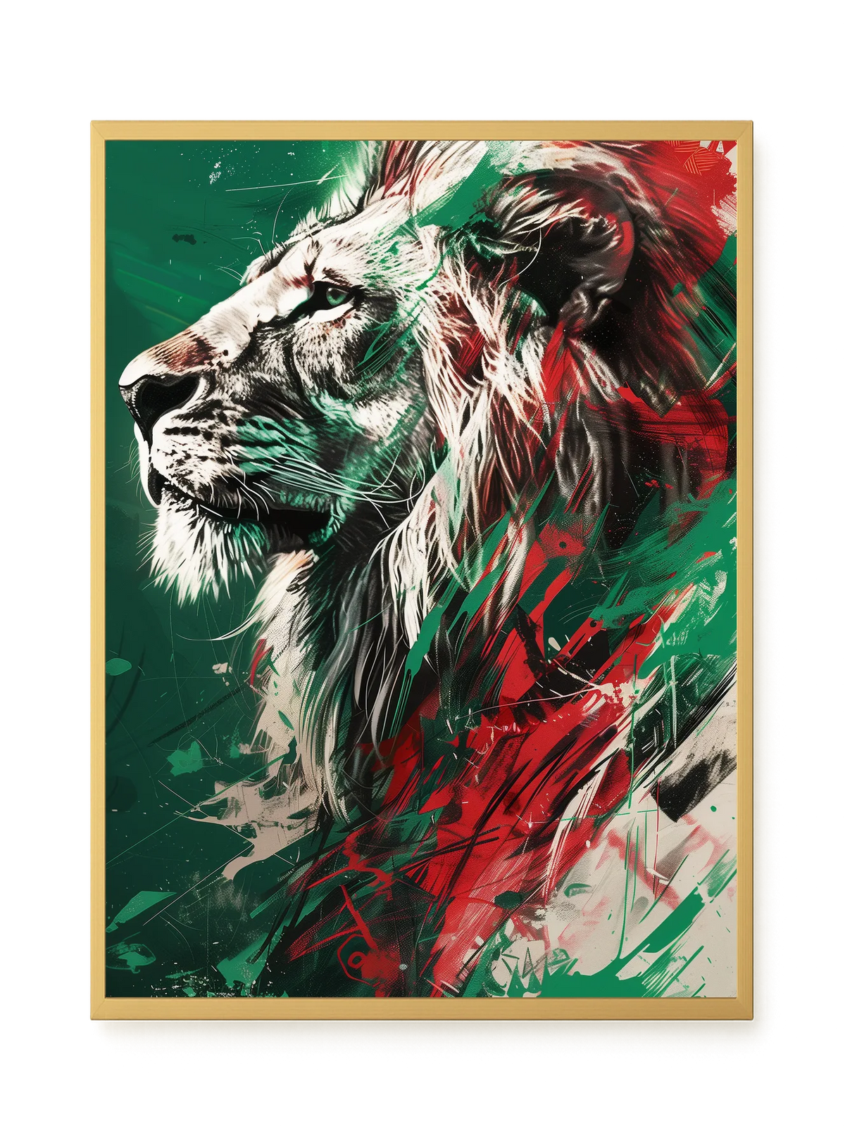 Patriotic Roar Canvas Print