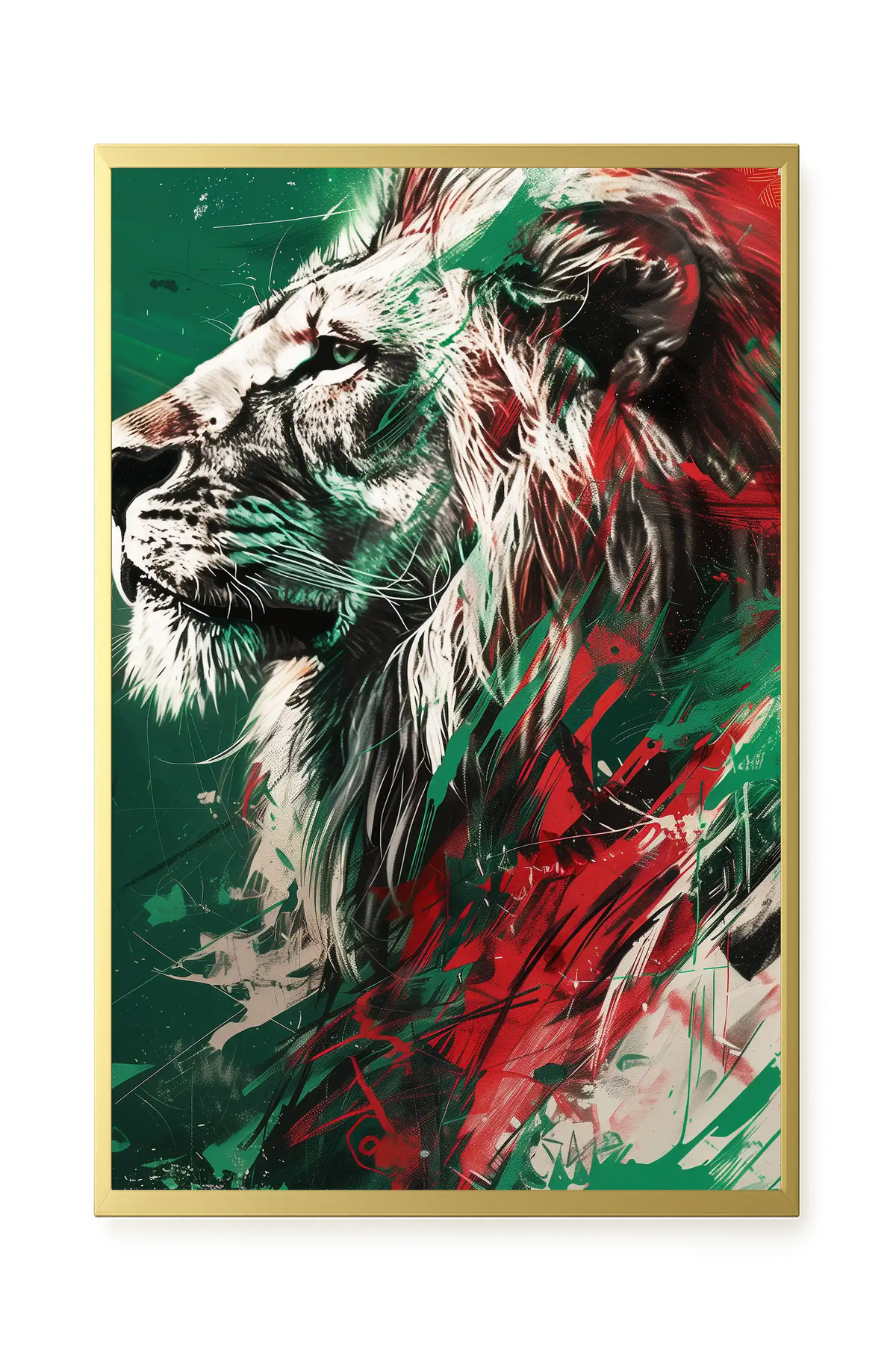 Patriotic Roar Canvas Print