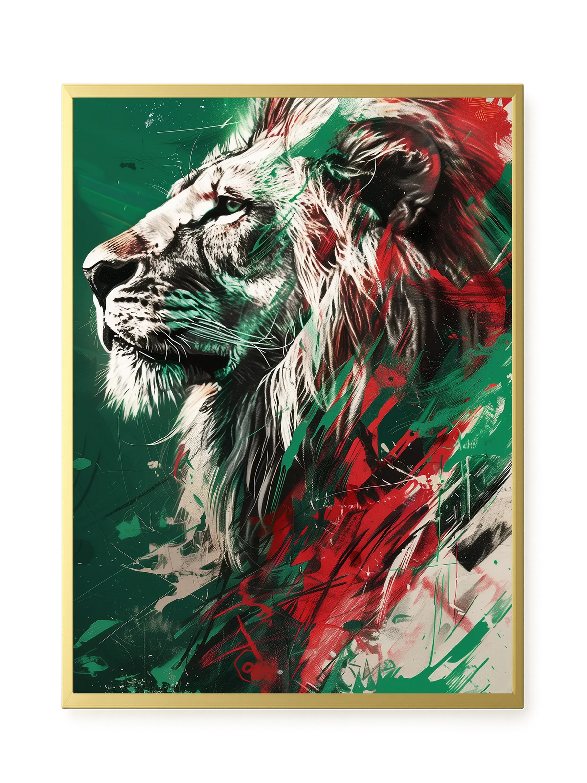 Patriotic Roar Canvas Print