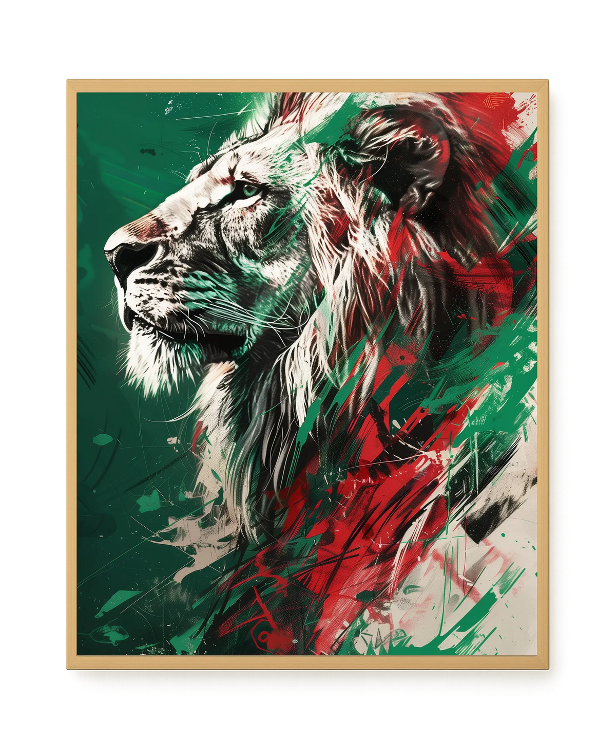Patriotic Roar Canvas Print