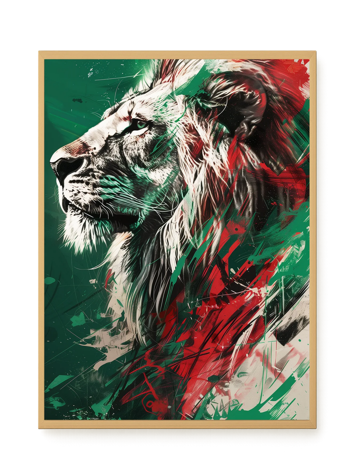 Patriotic Roar Canvas Print