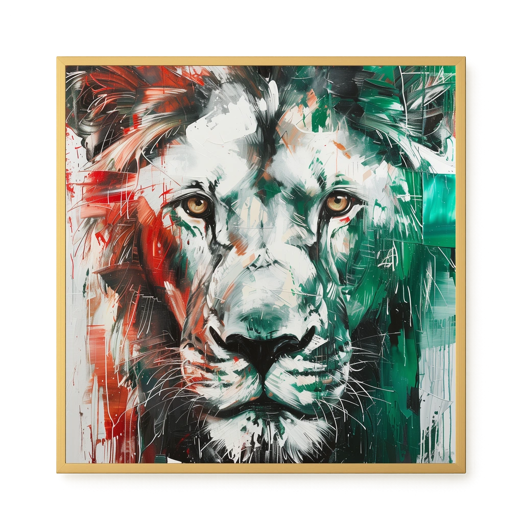Power Face Canvas Wall Art