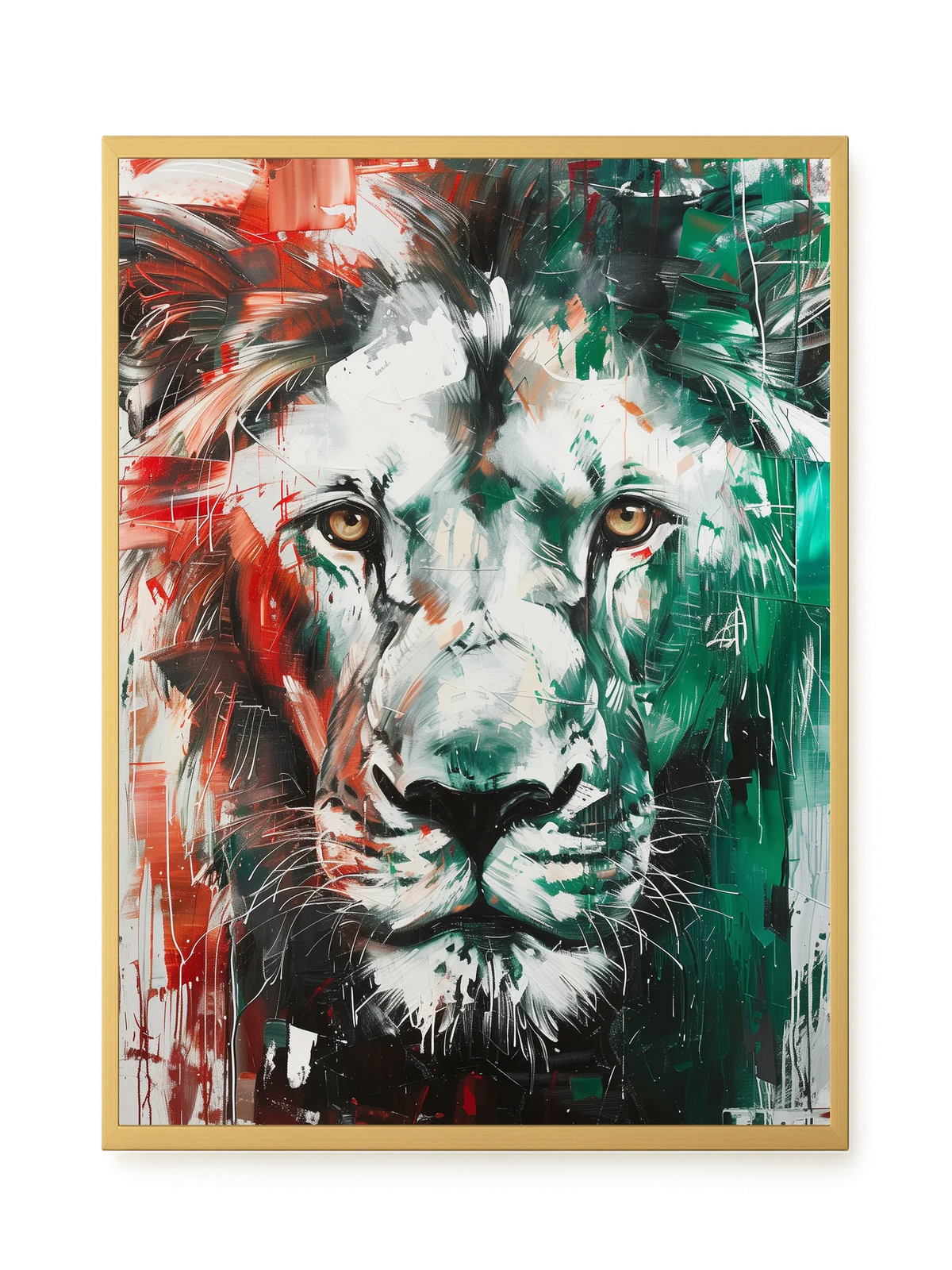 Power Face Canvas Wall Art