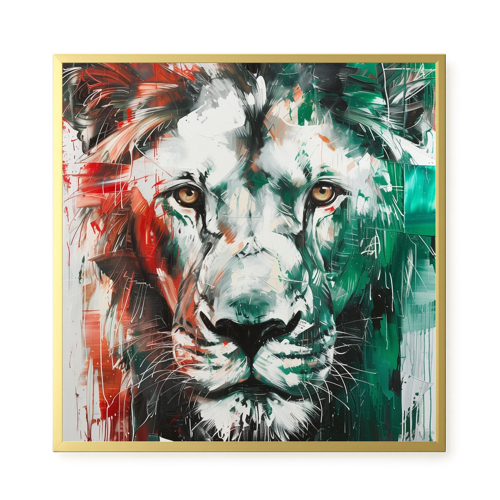 Power Face Canvas Wall Art
