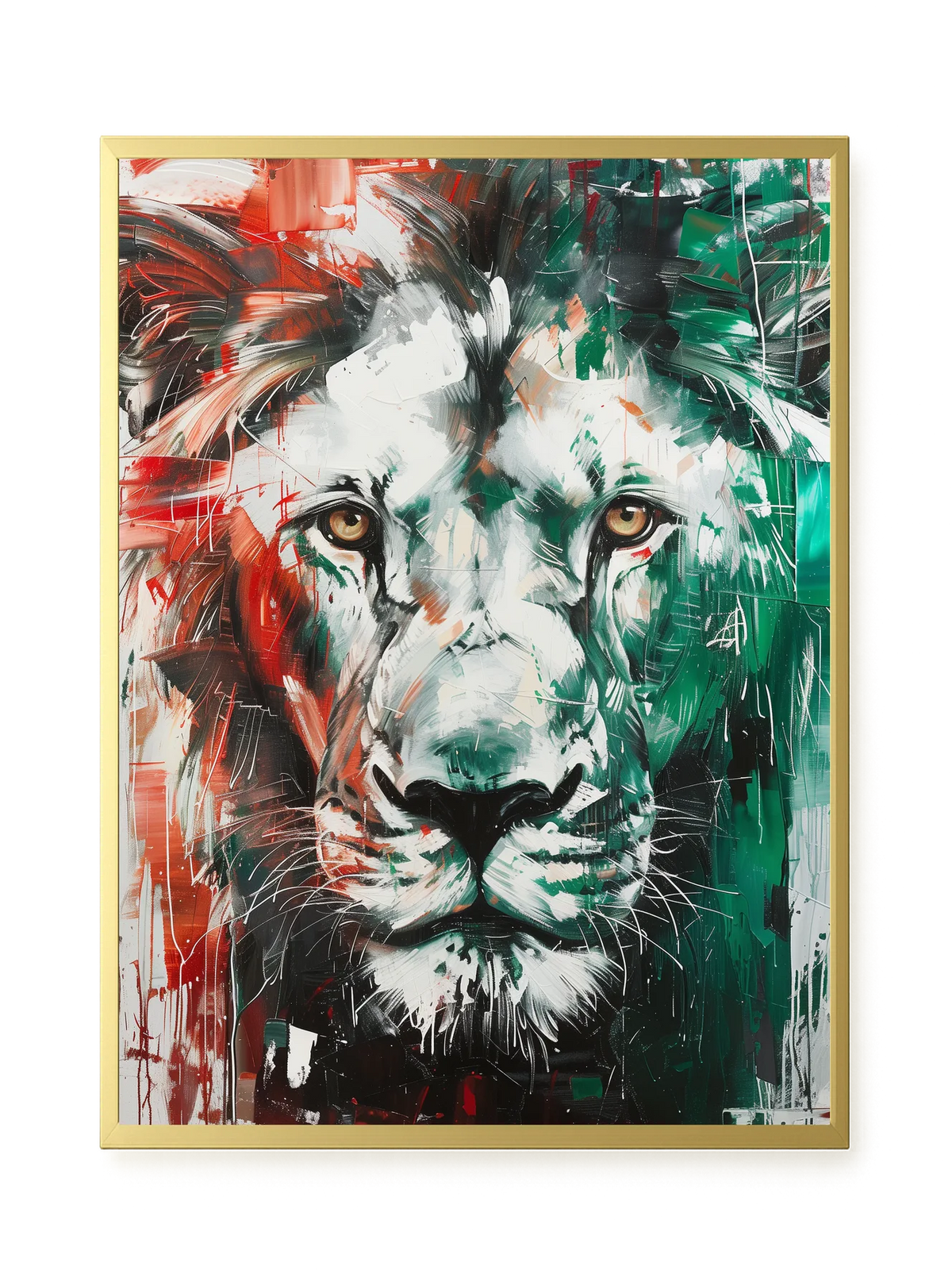 Power Face Canvas Wall Art