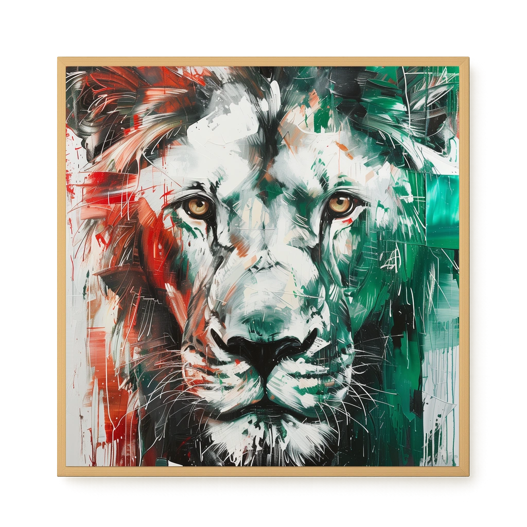 Power Face Canvas Wall Art
