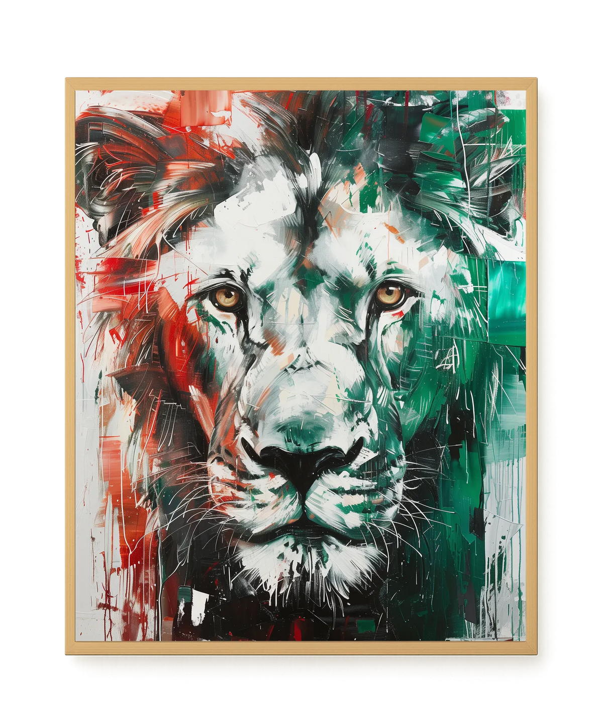 Power Face Canvas Wall Art