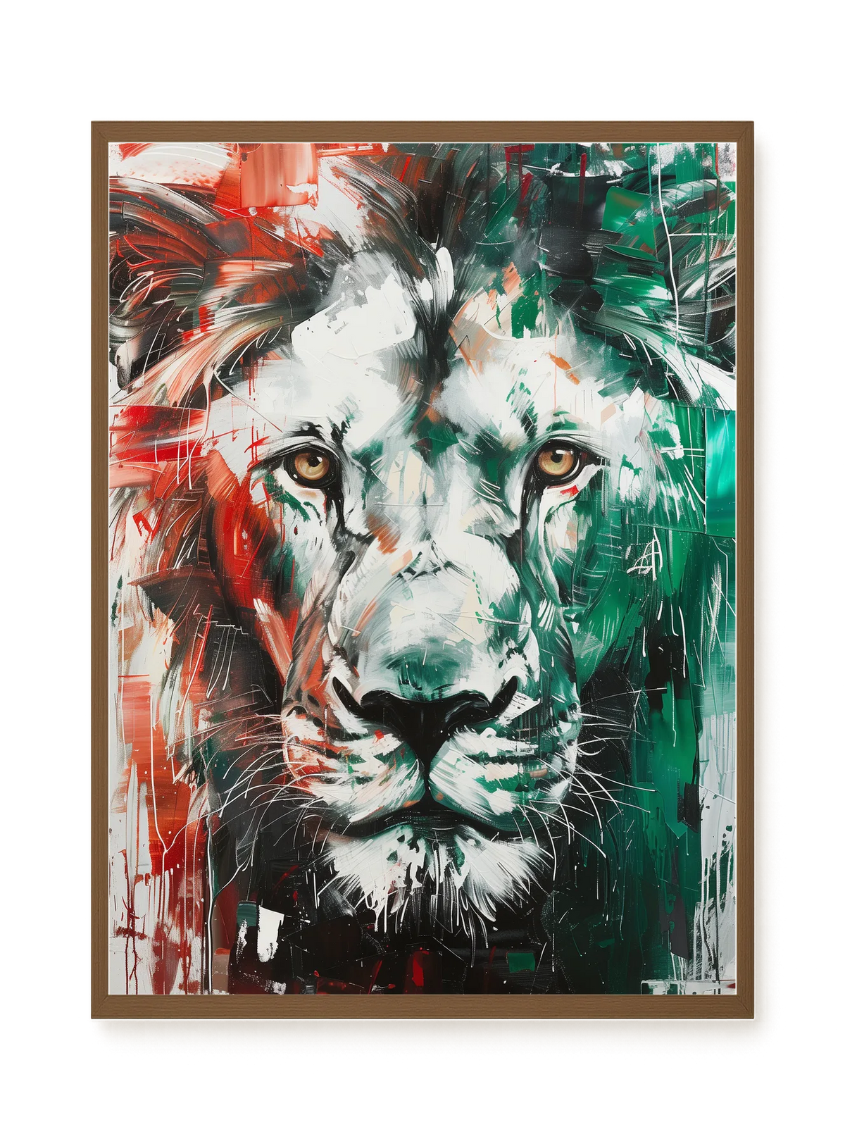 Power Face Canvas Wall Art