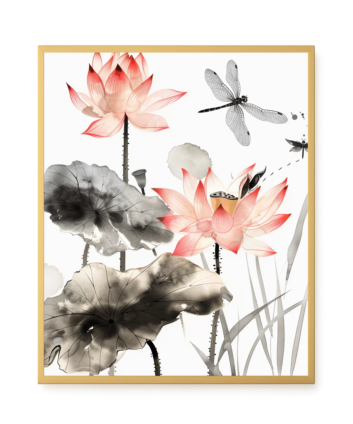 Quiet Lotus Canvas Print