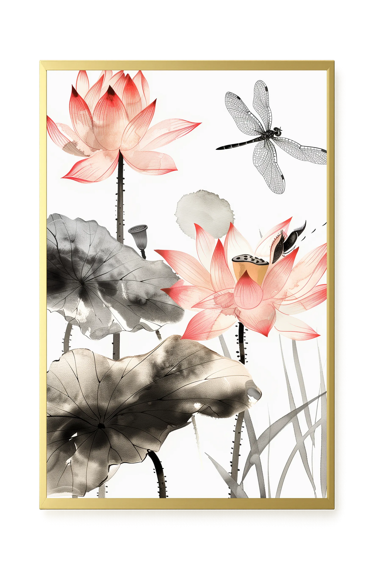 Quiet Lotus Canvas Print