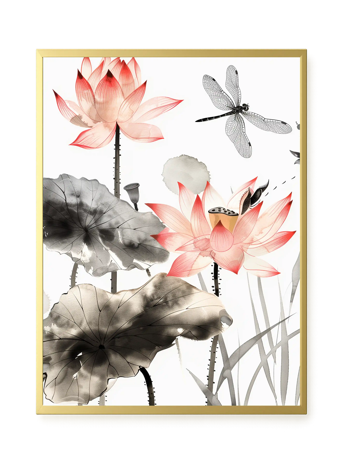 Quiet Lotus Canvas Print