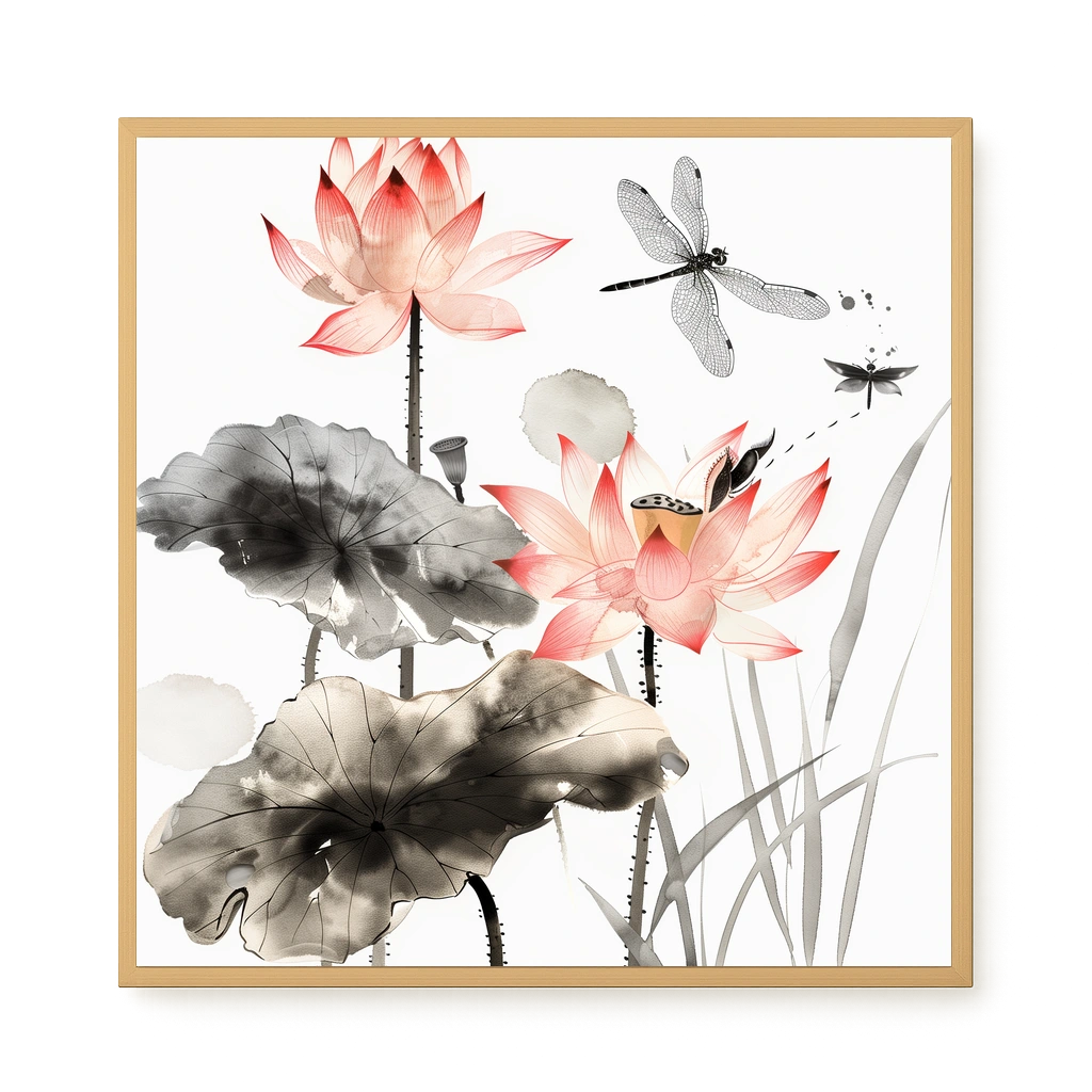 Quiet Lotus Canvas Print