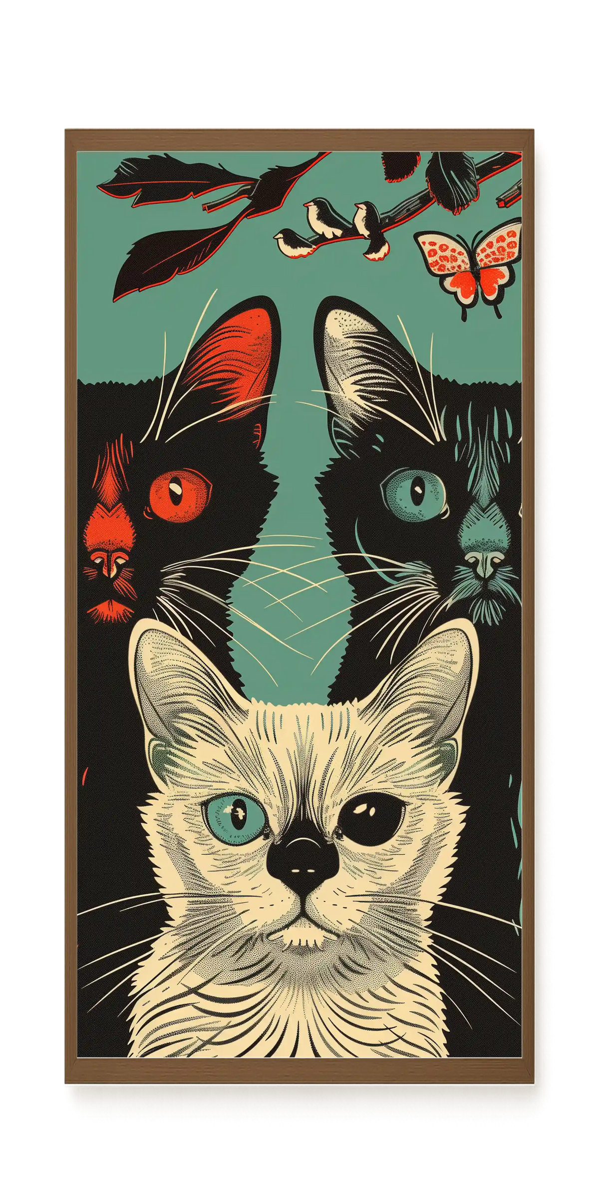 Playful Cats Canvas Print