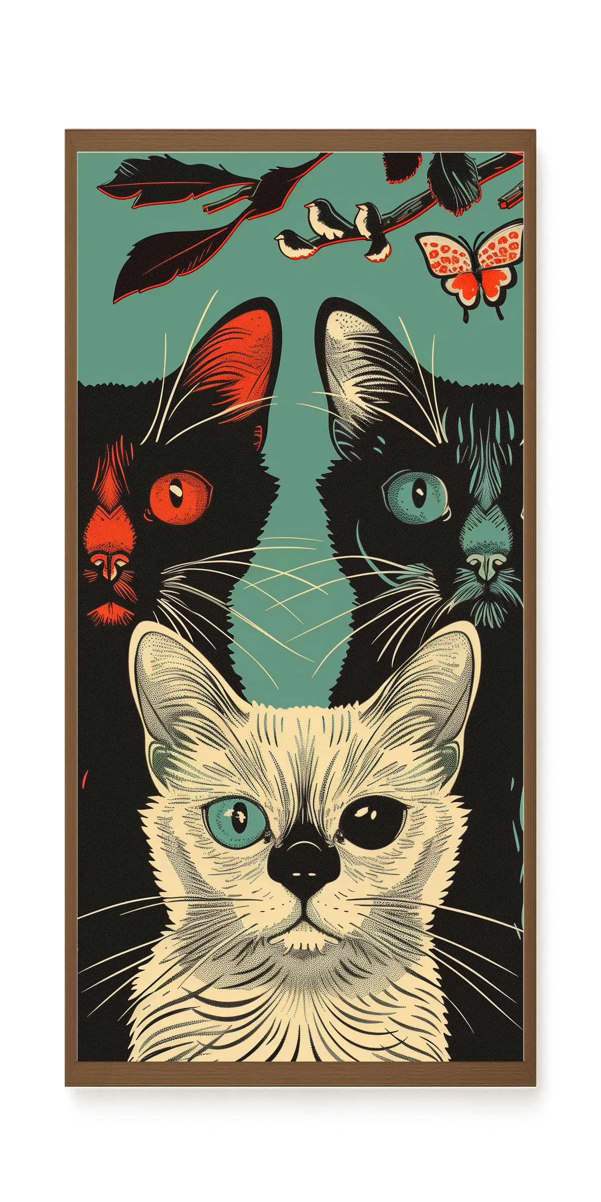 Playful Cats Canvas Print