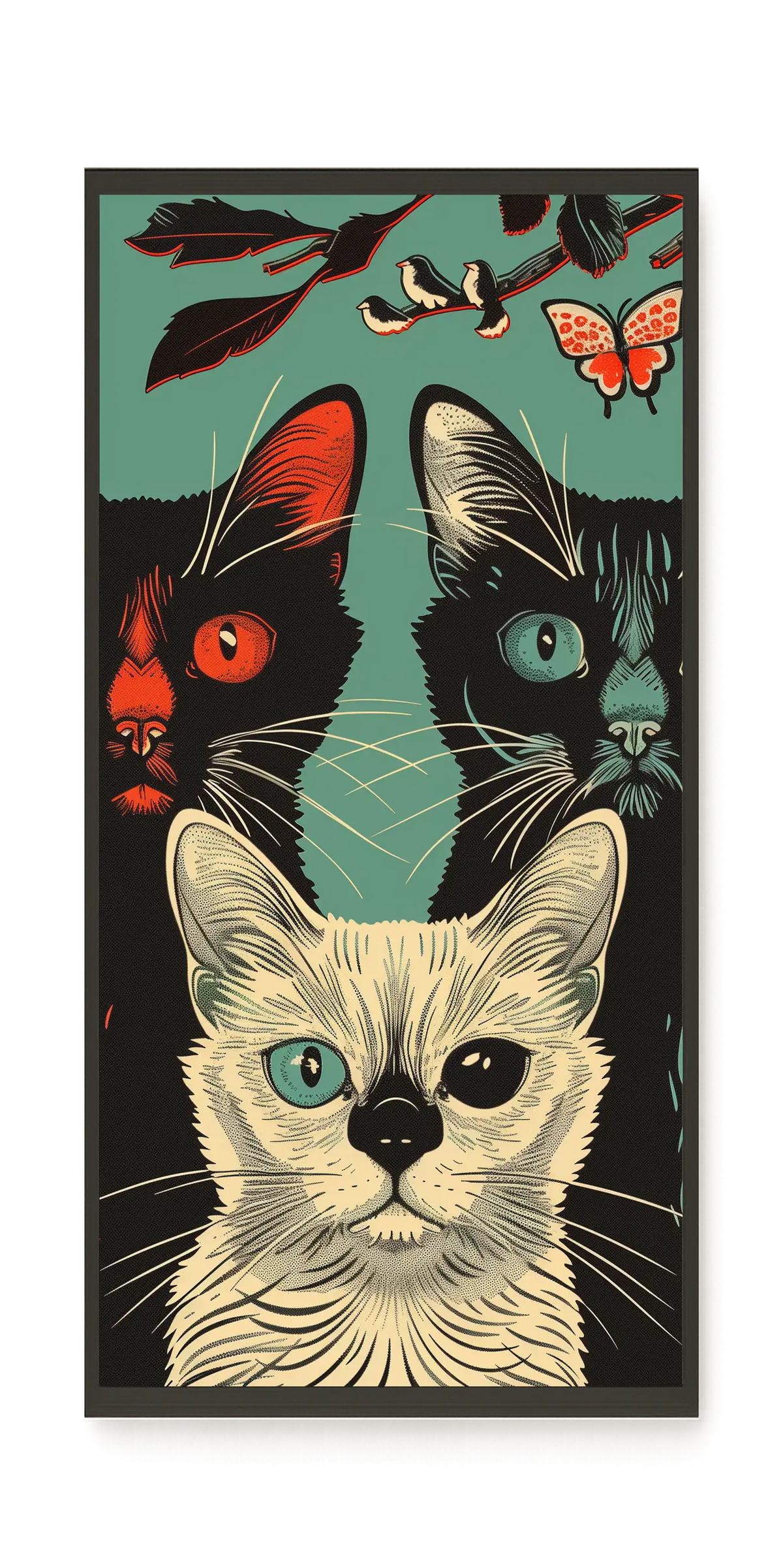 Playful Cats Canvas Print
