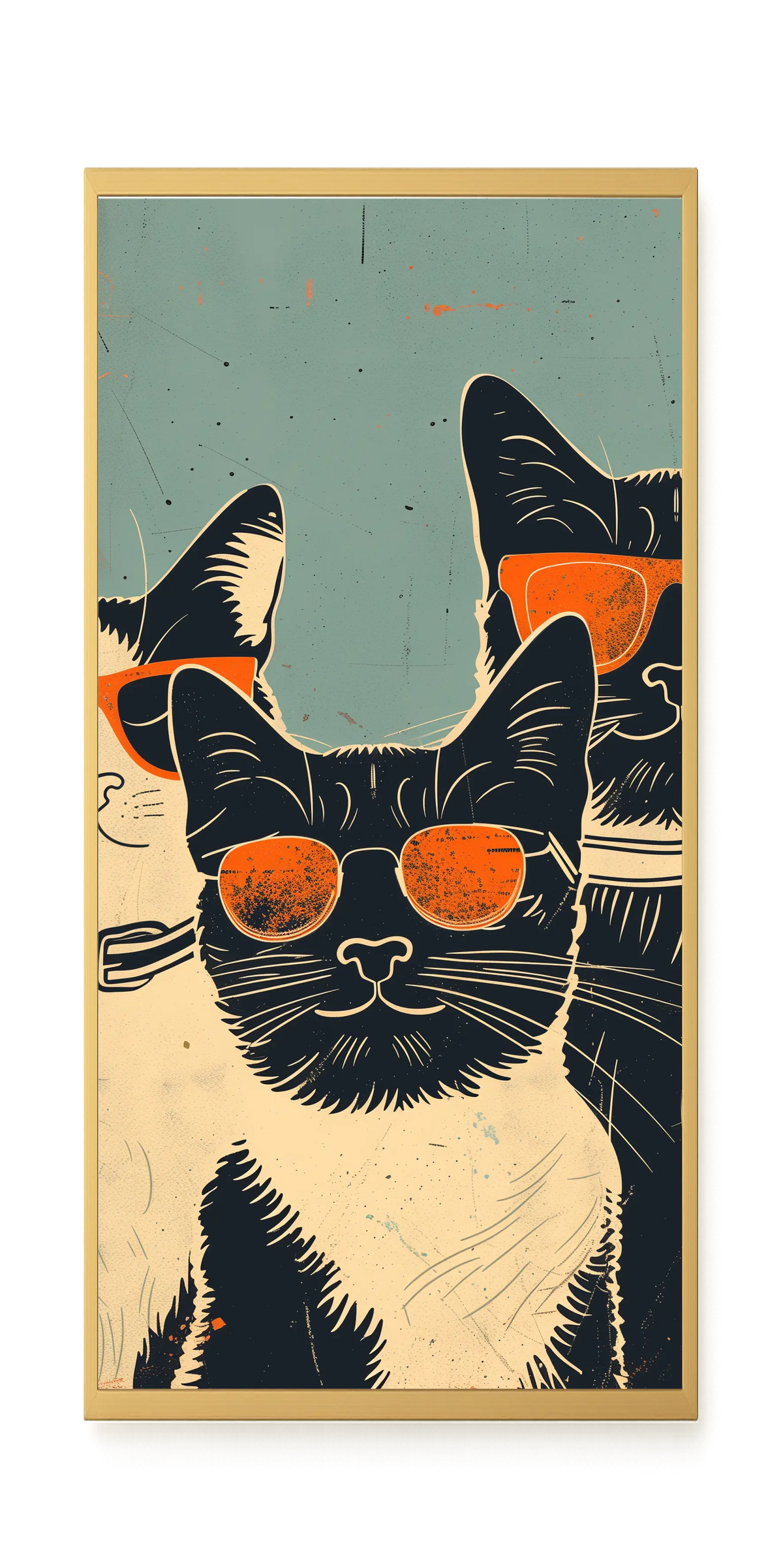 Cool Cats Canvas Wall Art