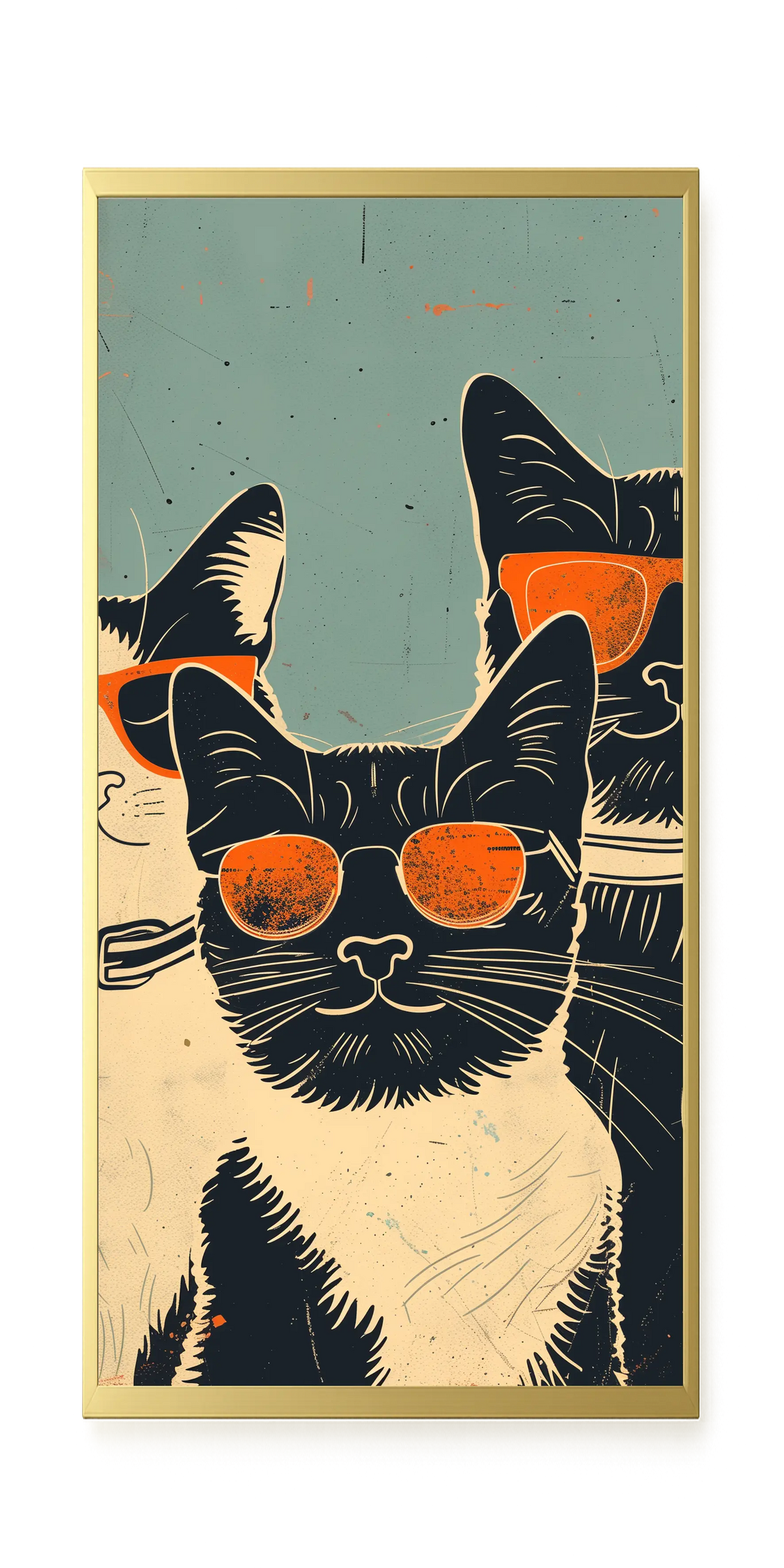 Cool Cats Canvas Wall Art
