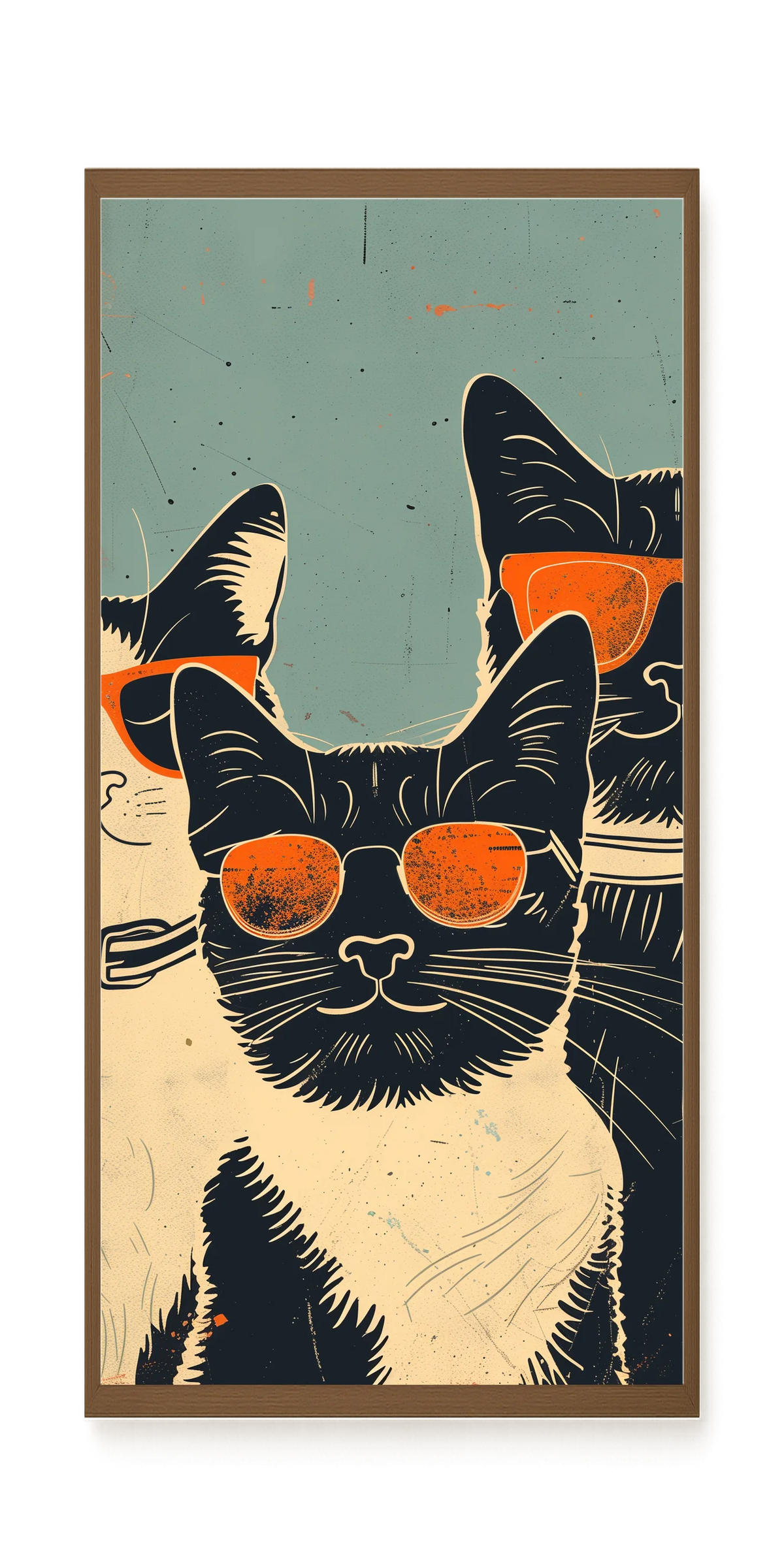 Cool Cats Canvas Wall Art