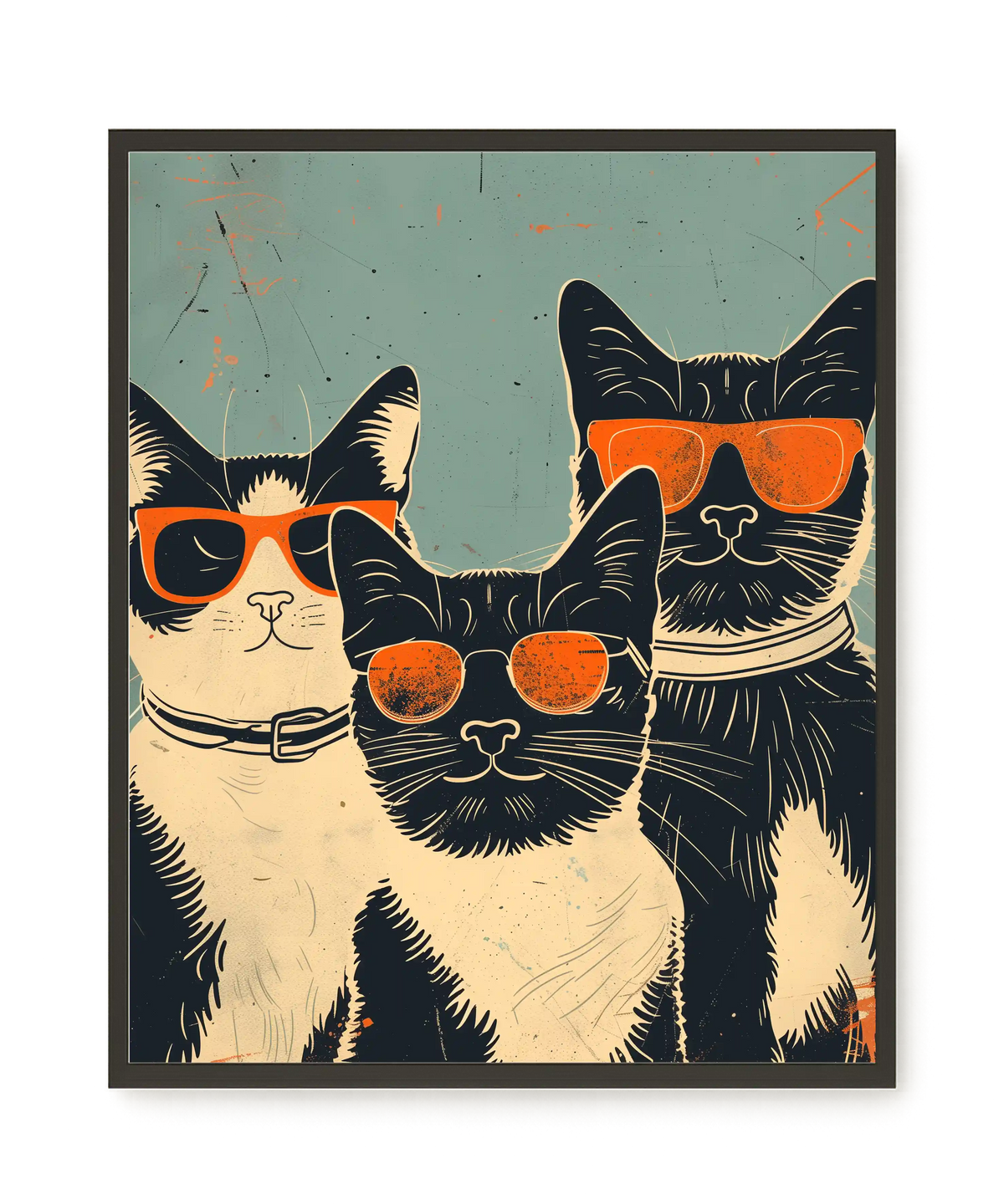 Cool Cats Canvas Wall Art