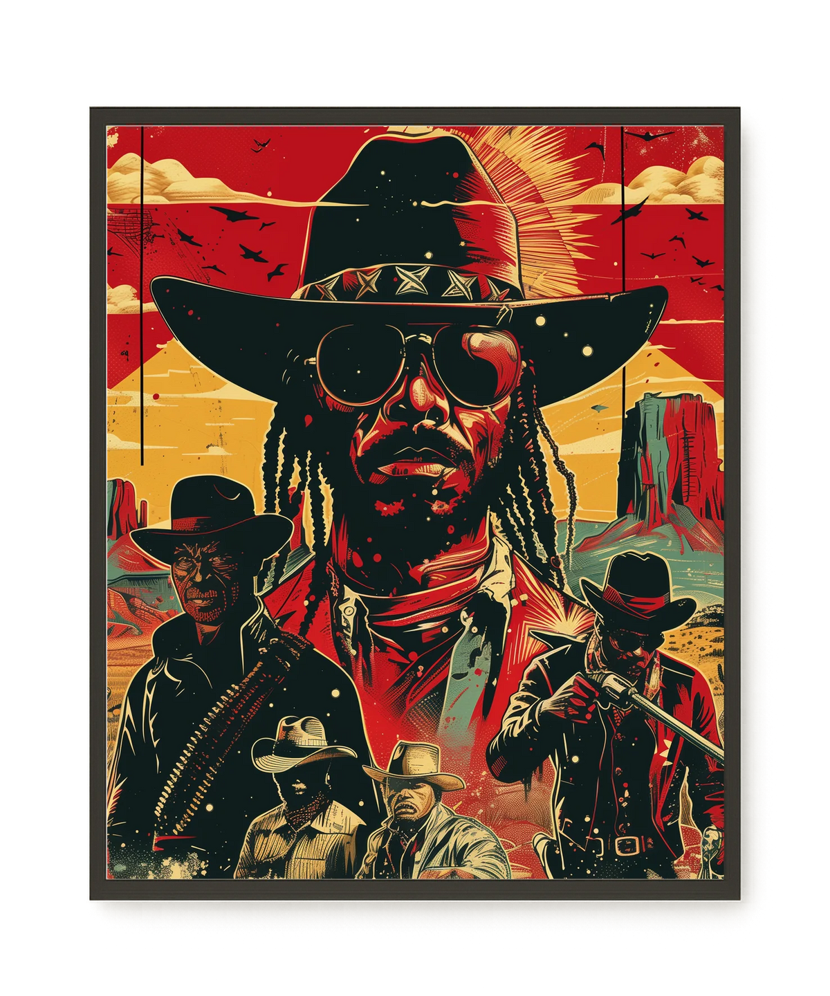 Western Legend Canvas Wall Art