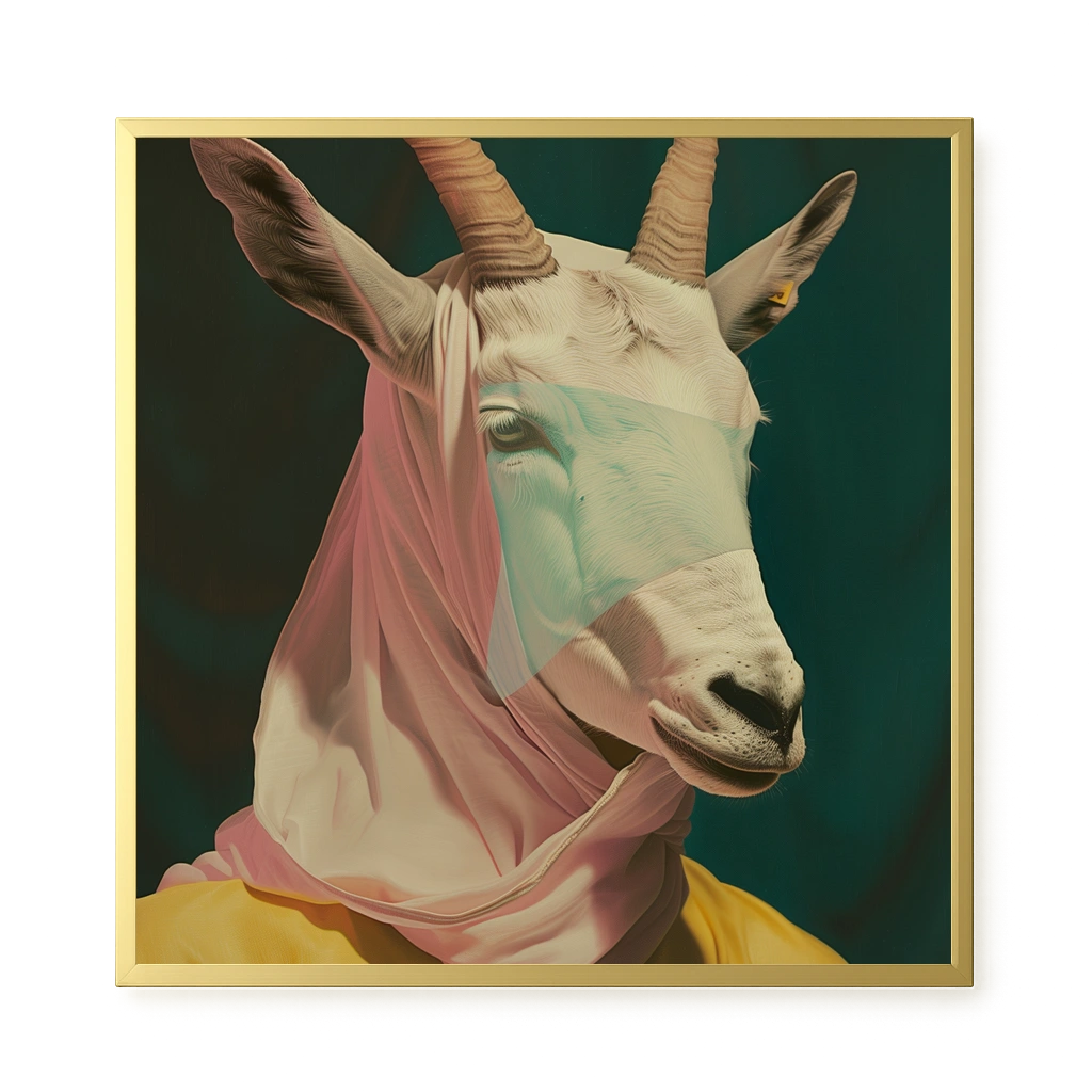 Modern Antelope Canvas Wall Art
