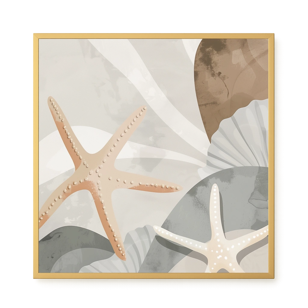 Starfish Calm Canvas Wall Art