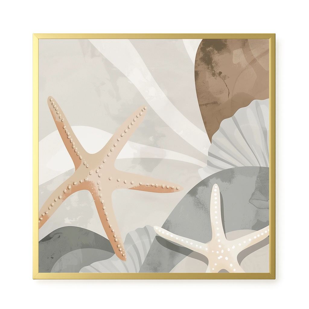 Starfish Calm Canvas Wall Art