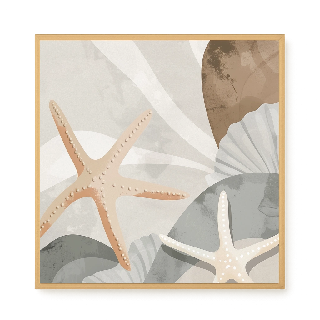 Starfish Calm Canvas Wall Art