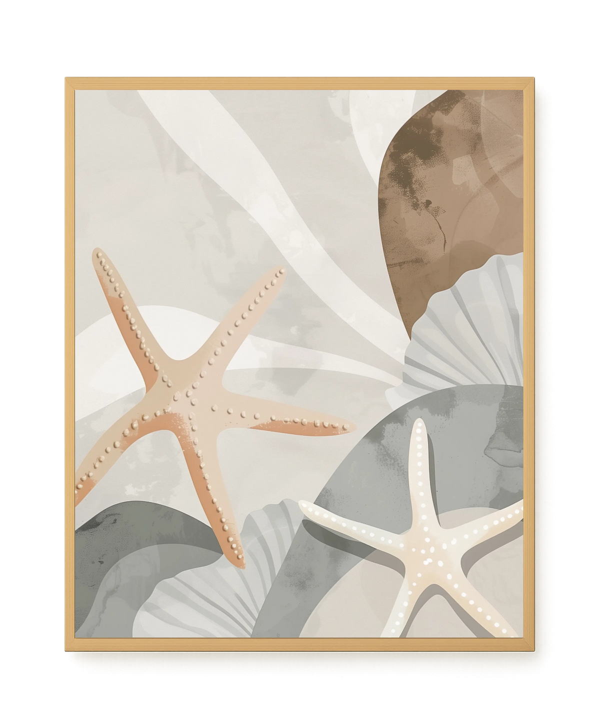 Starfish Calm Canvas Wall Art