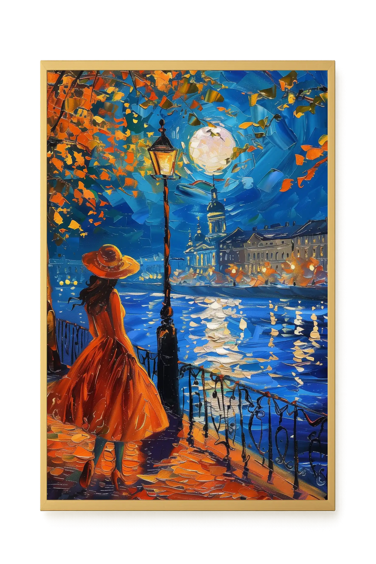 Moonlight Walk Canvas Wall Art