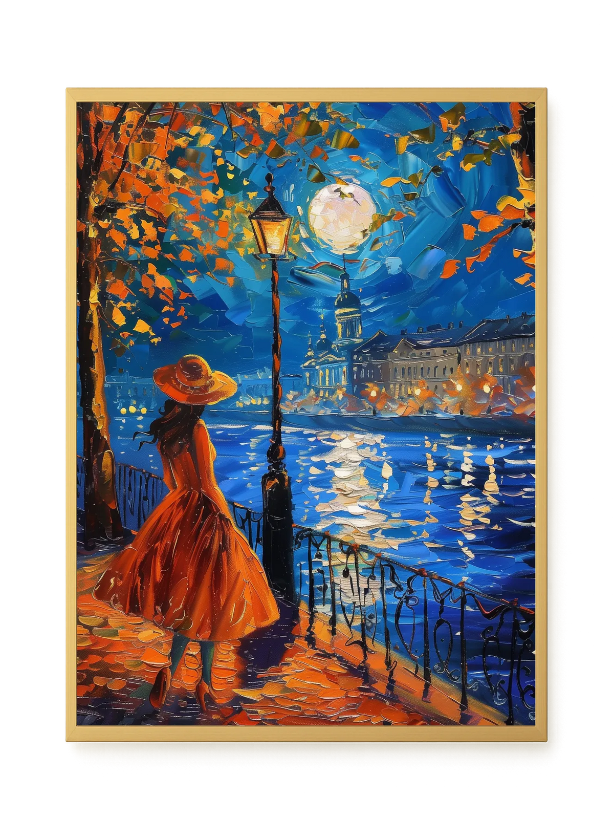Moonlight Walk Canvas Wall Art