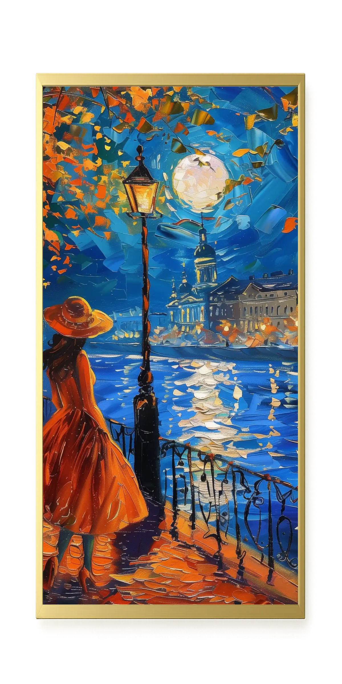 Moonlight Walk Canvas Wall Art