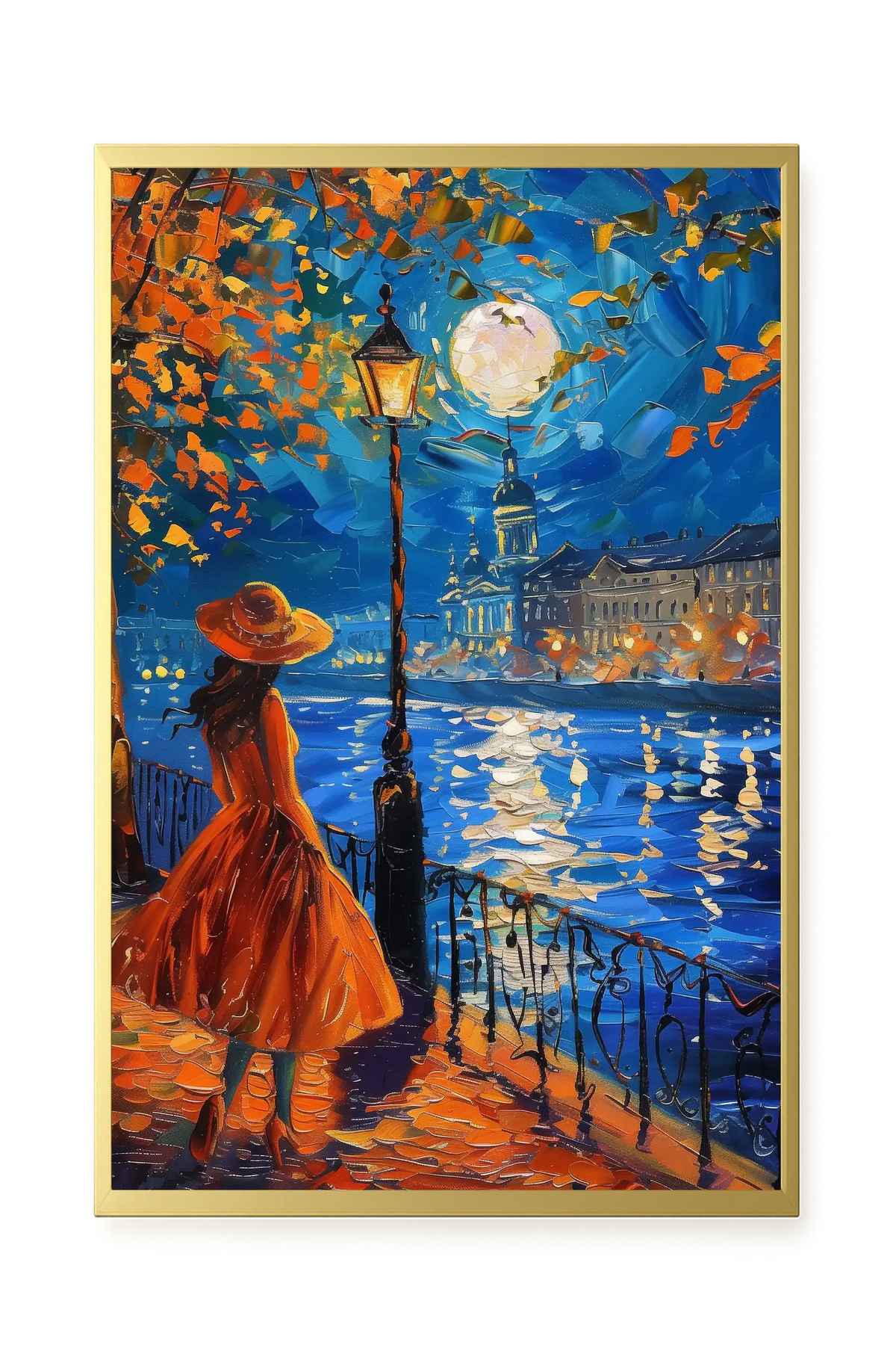 Moonlight Walk Canvas Wall Art