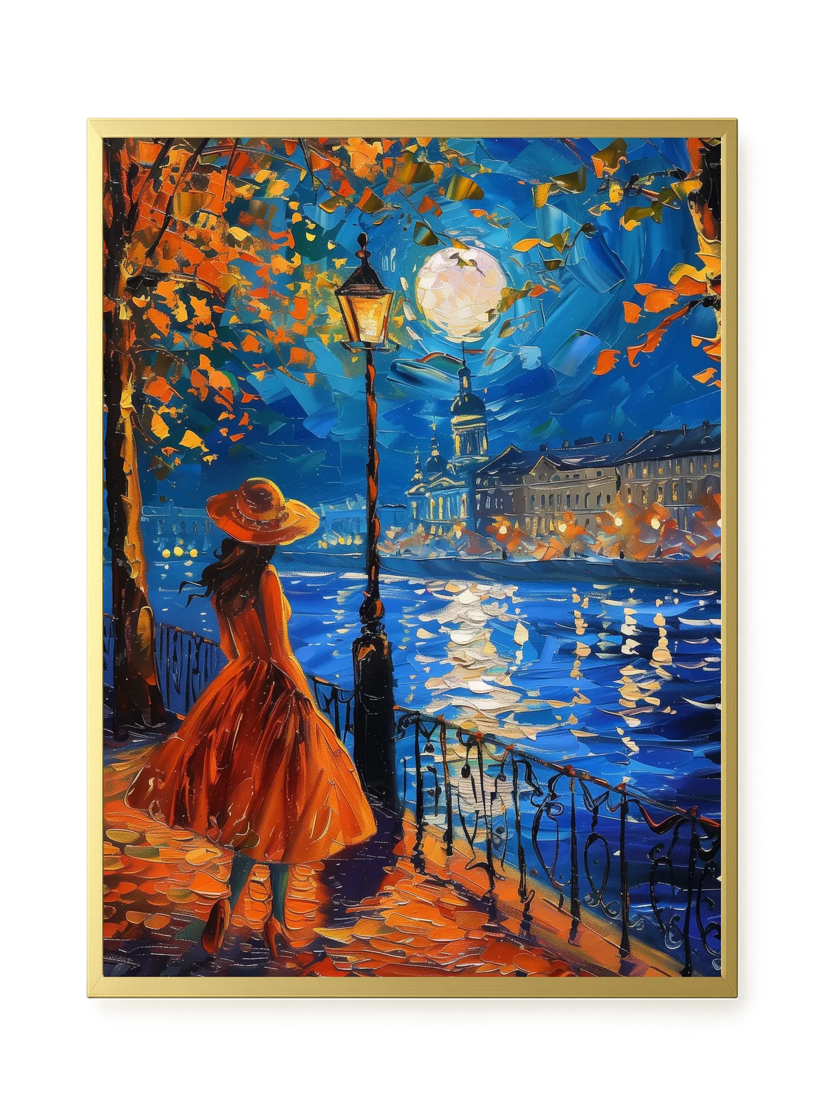 Moonlight Walk Canvas Wall Art