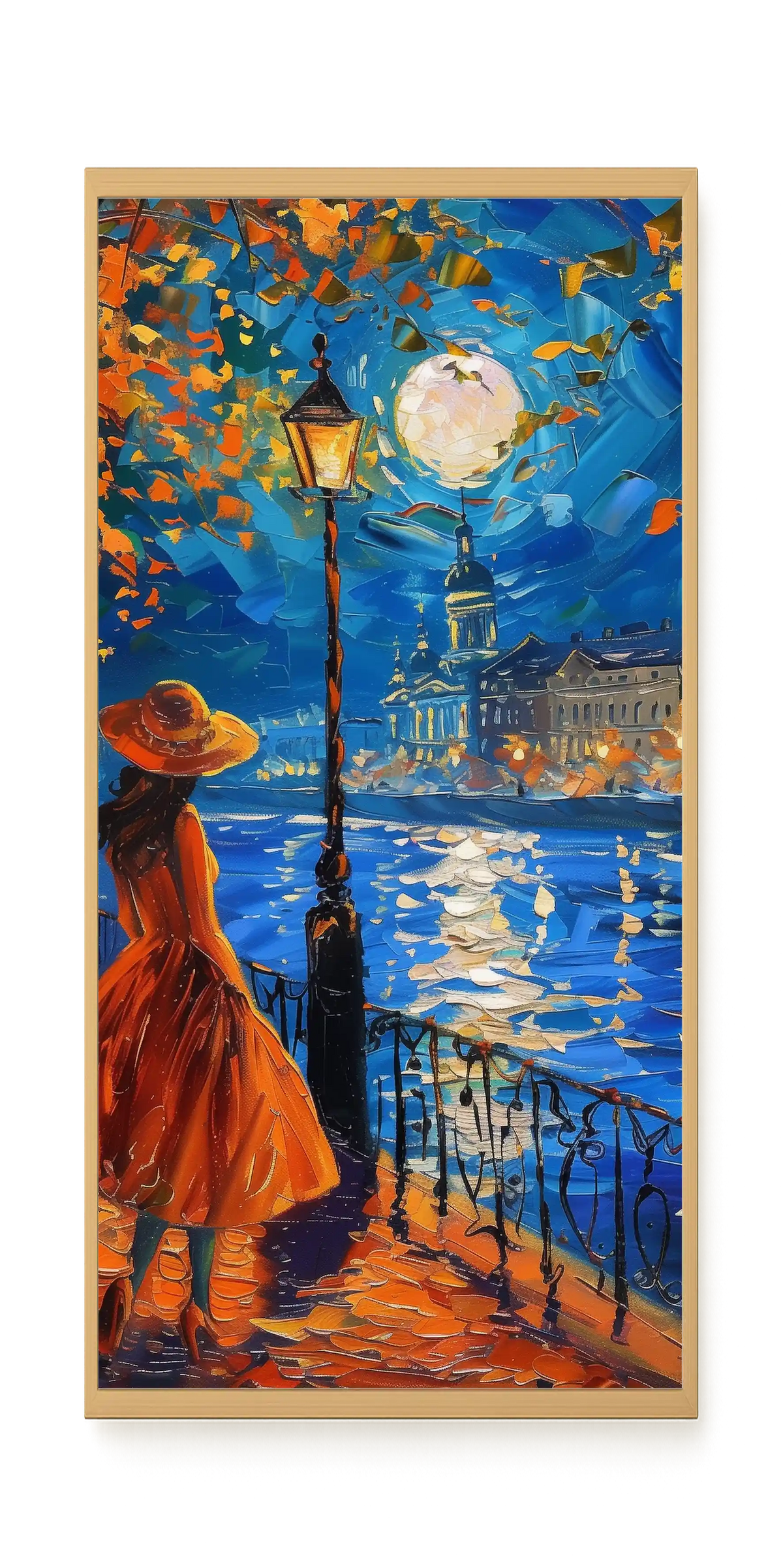 Moonlight Walk Canvas Wall Art