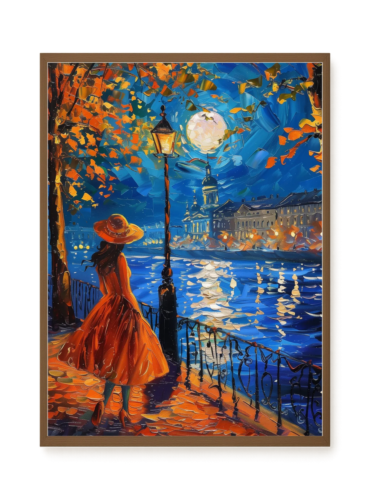 Moonlight Walk Canvas Wall Art
