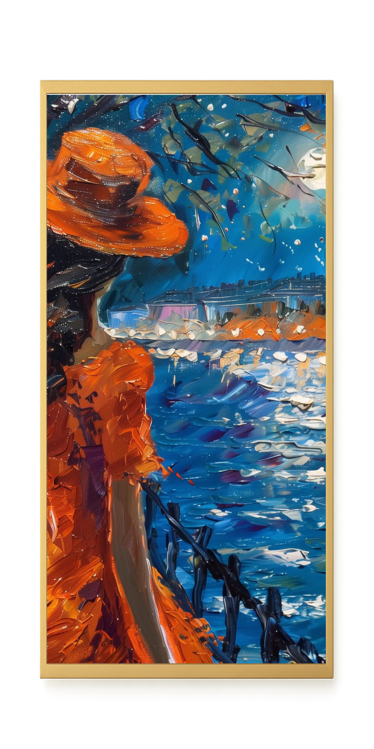Night Reflection Canvas Print