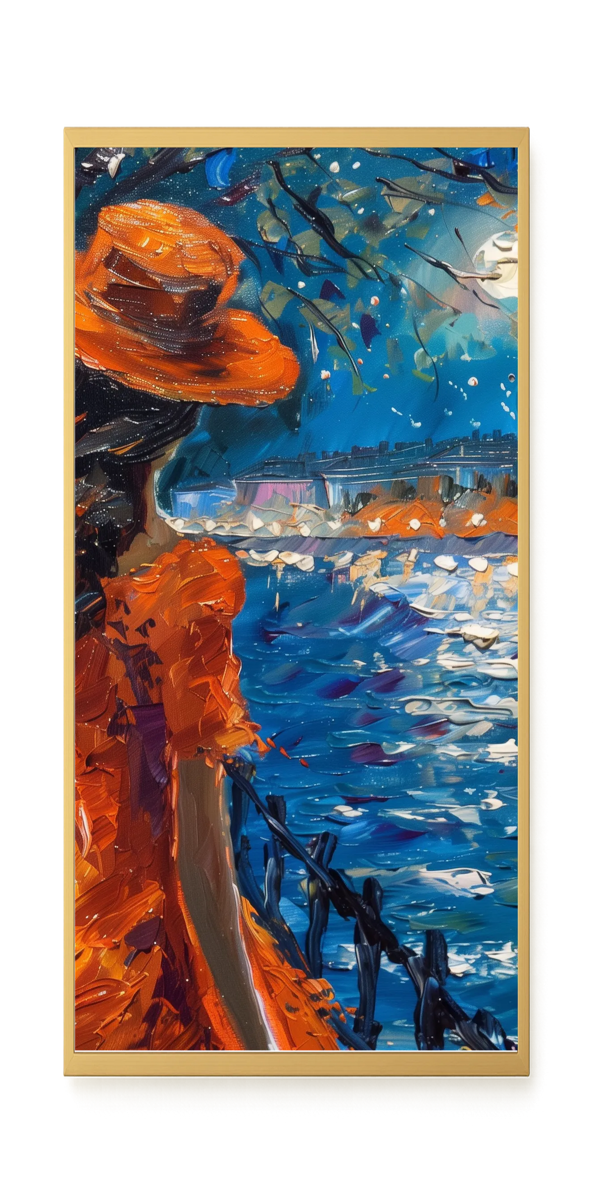 Night Reflection Canvas Print