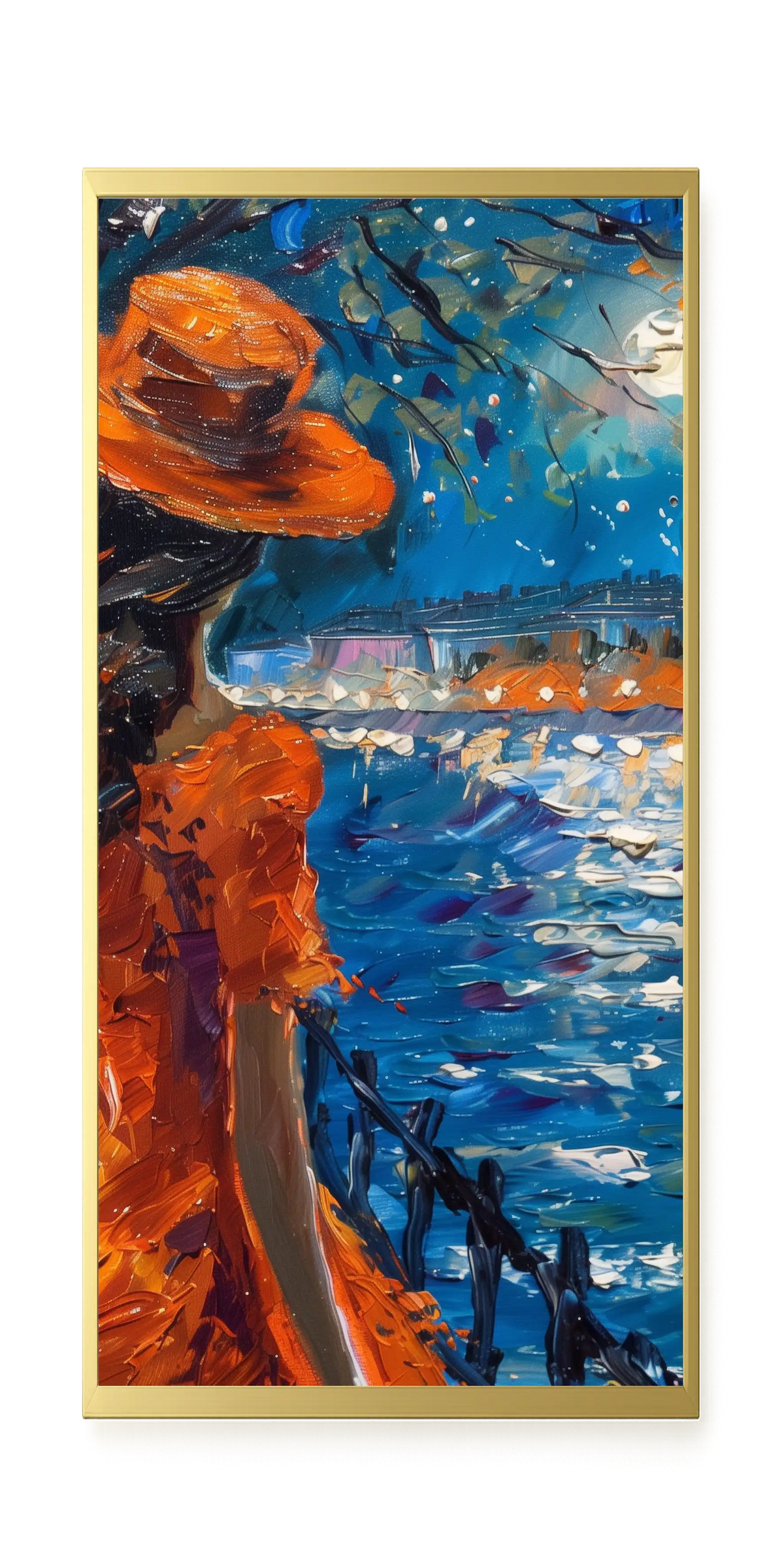 Night Reflection Canvas Print