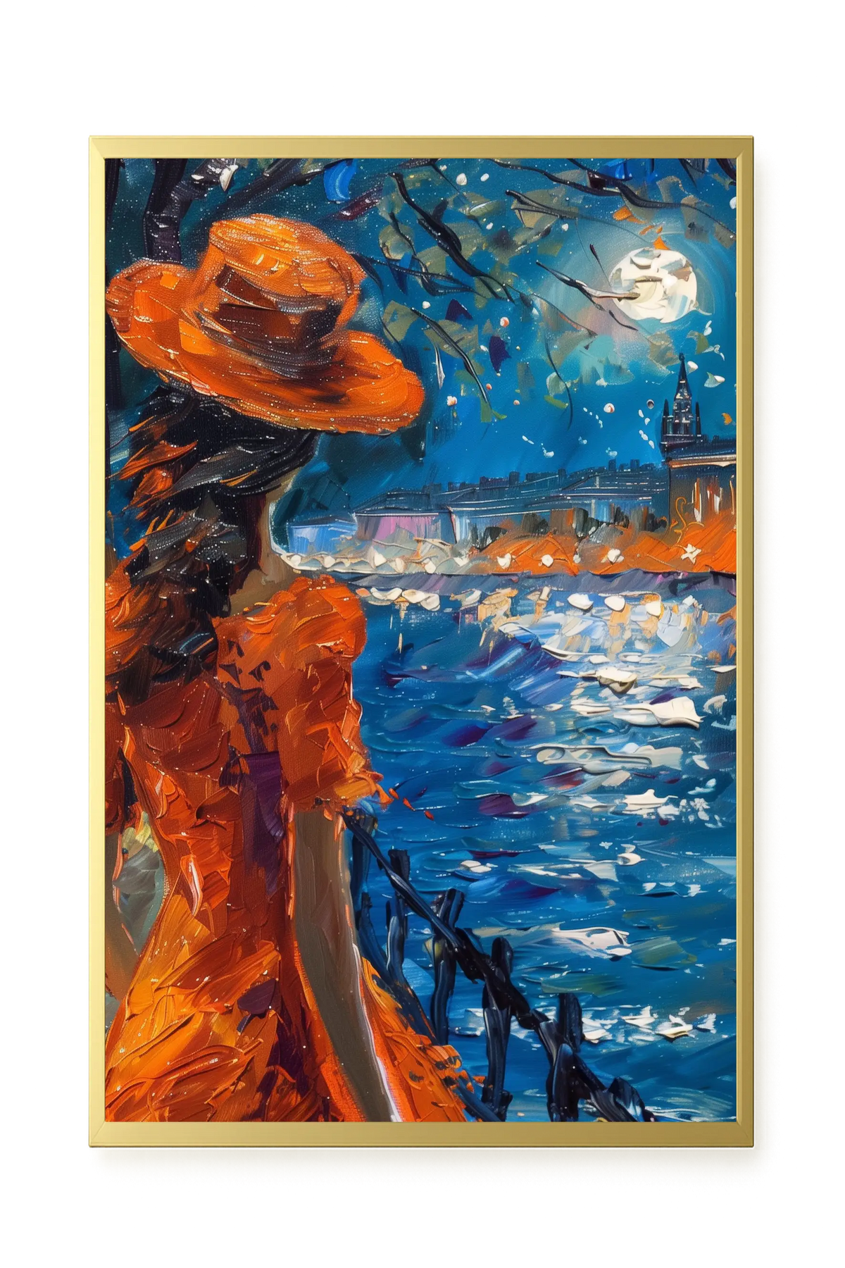 Night Reflection Canvas Print