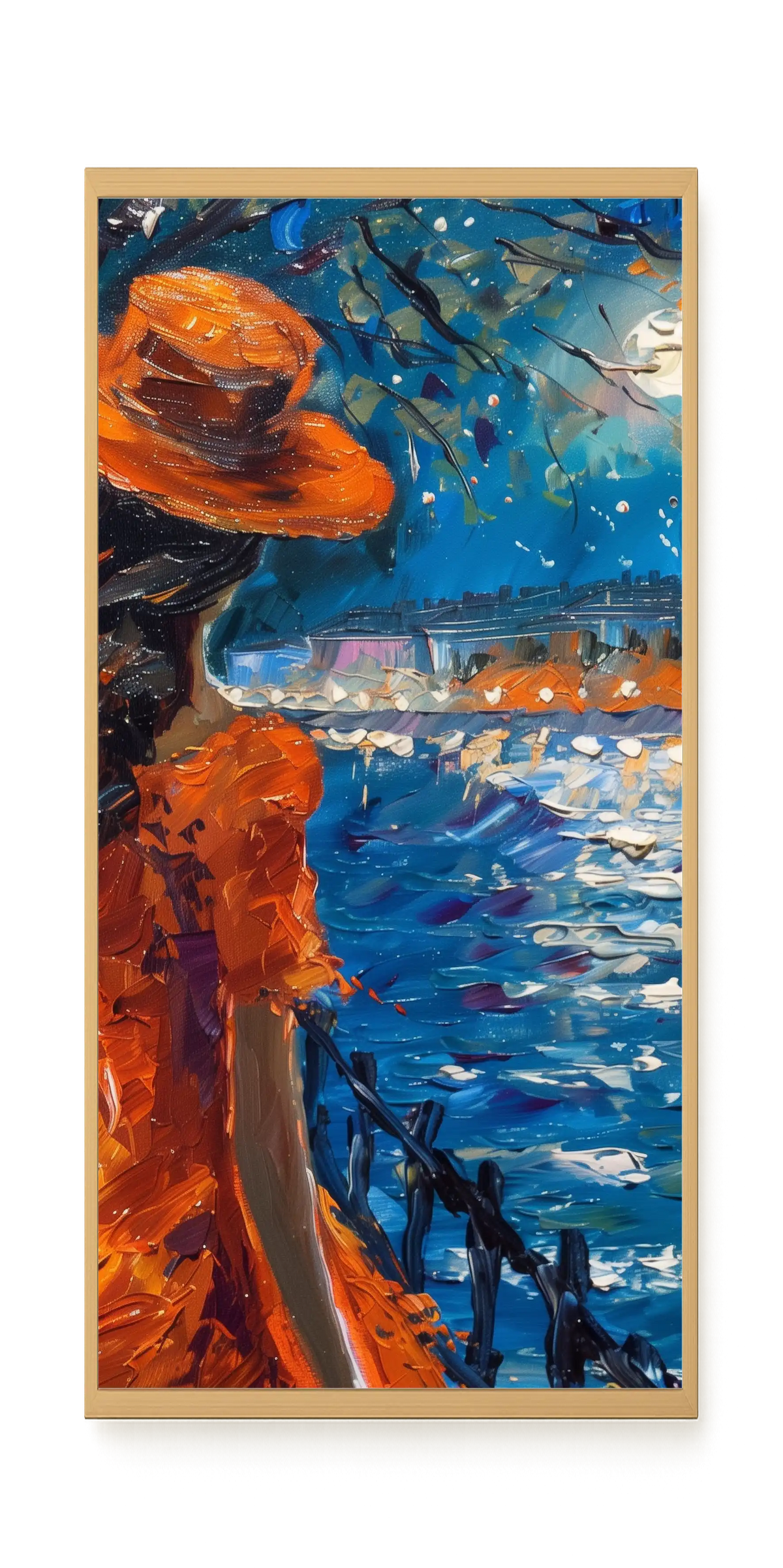 Night Reflection Canvas Print