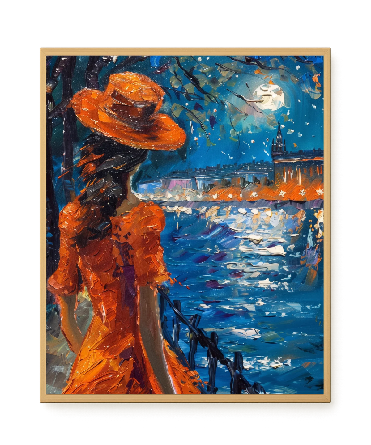 Night Reflection Canvas Print