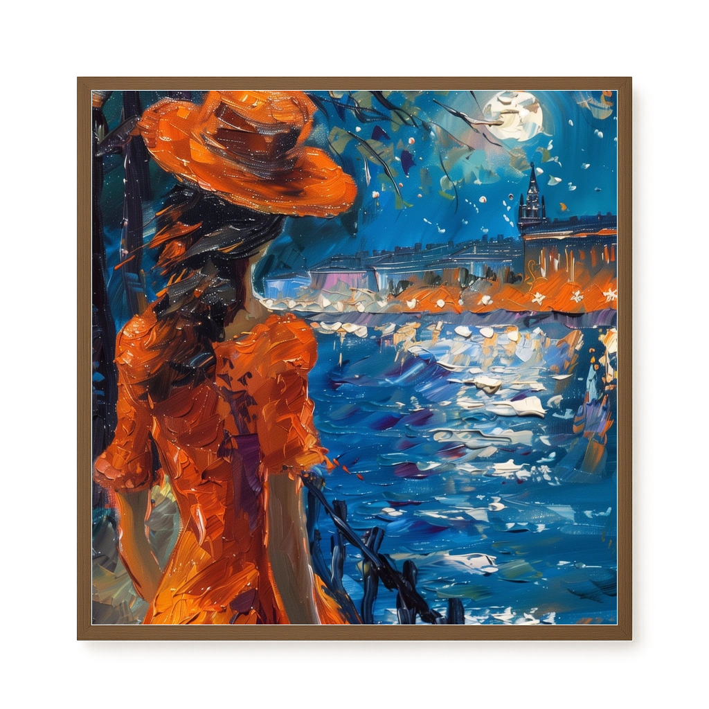 Night Reflection Canvas Print