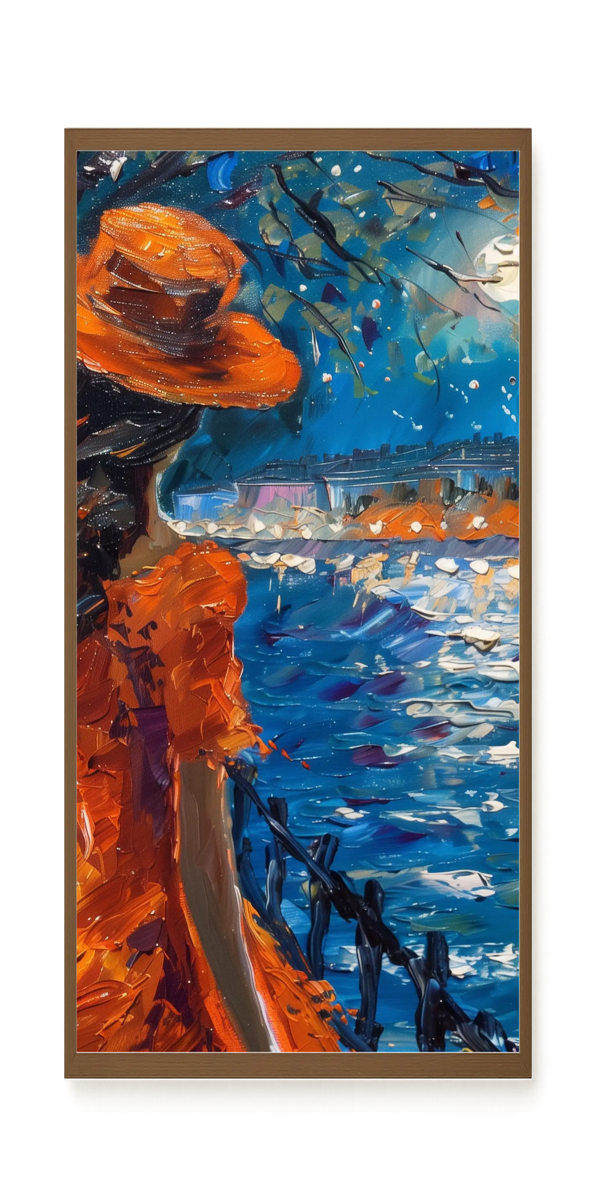 Night Reflection Canvas Print