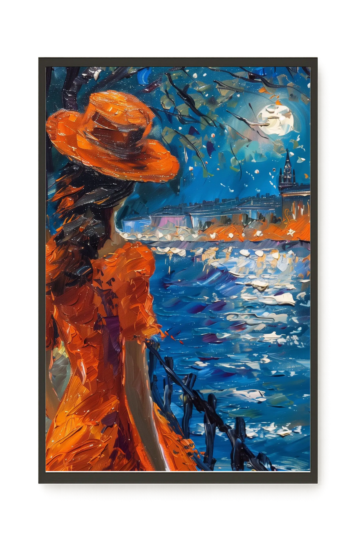 Night Reflection Canvas Print