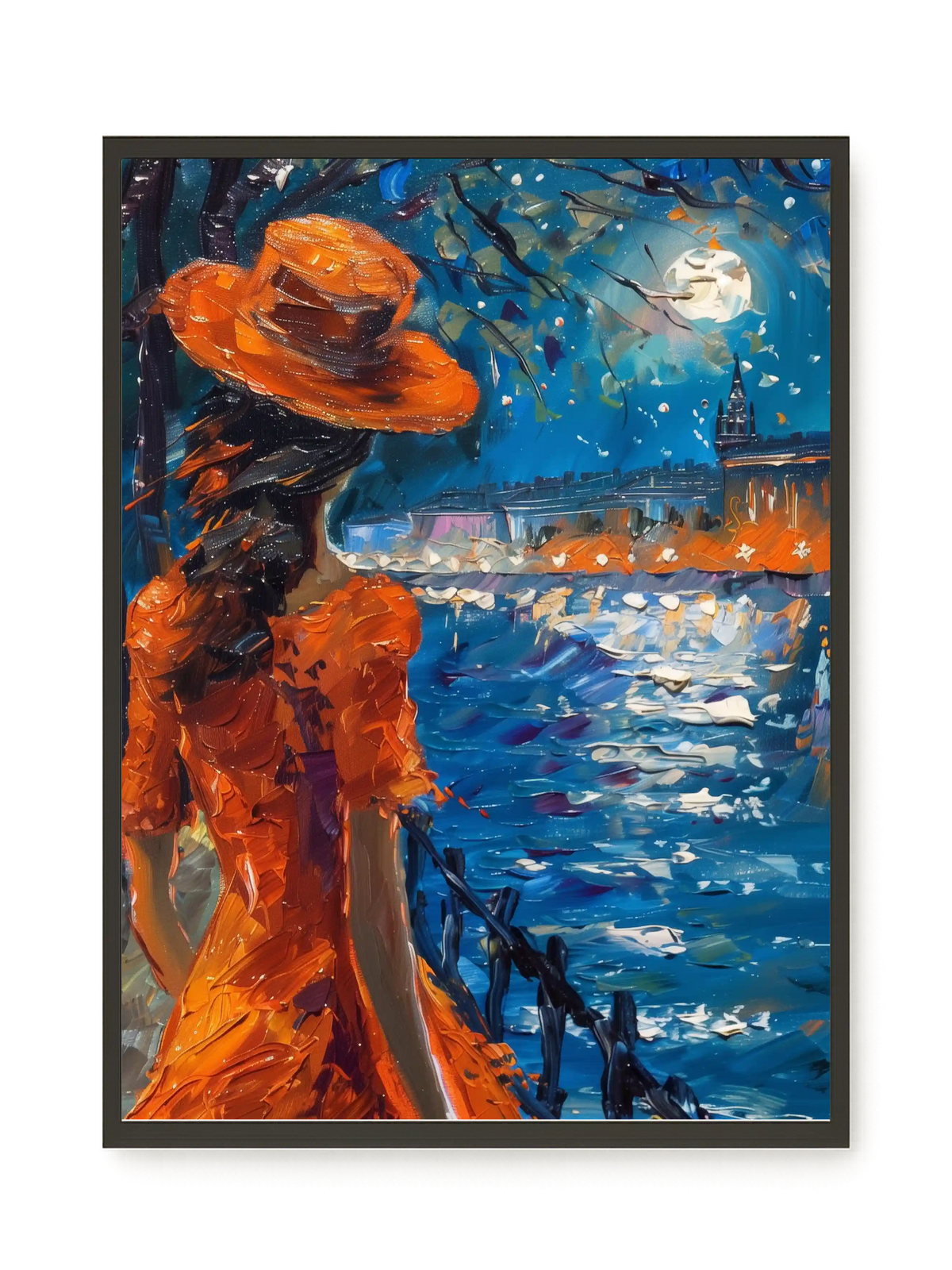 Night Reflection Canvas Print