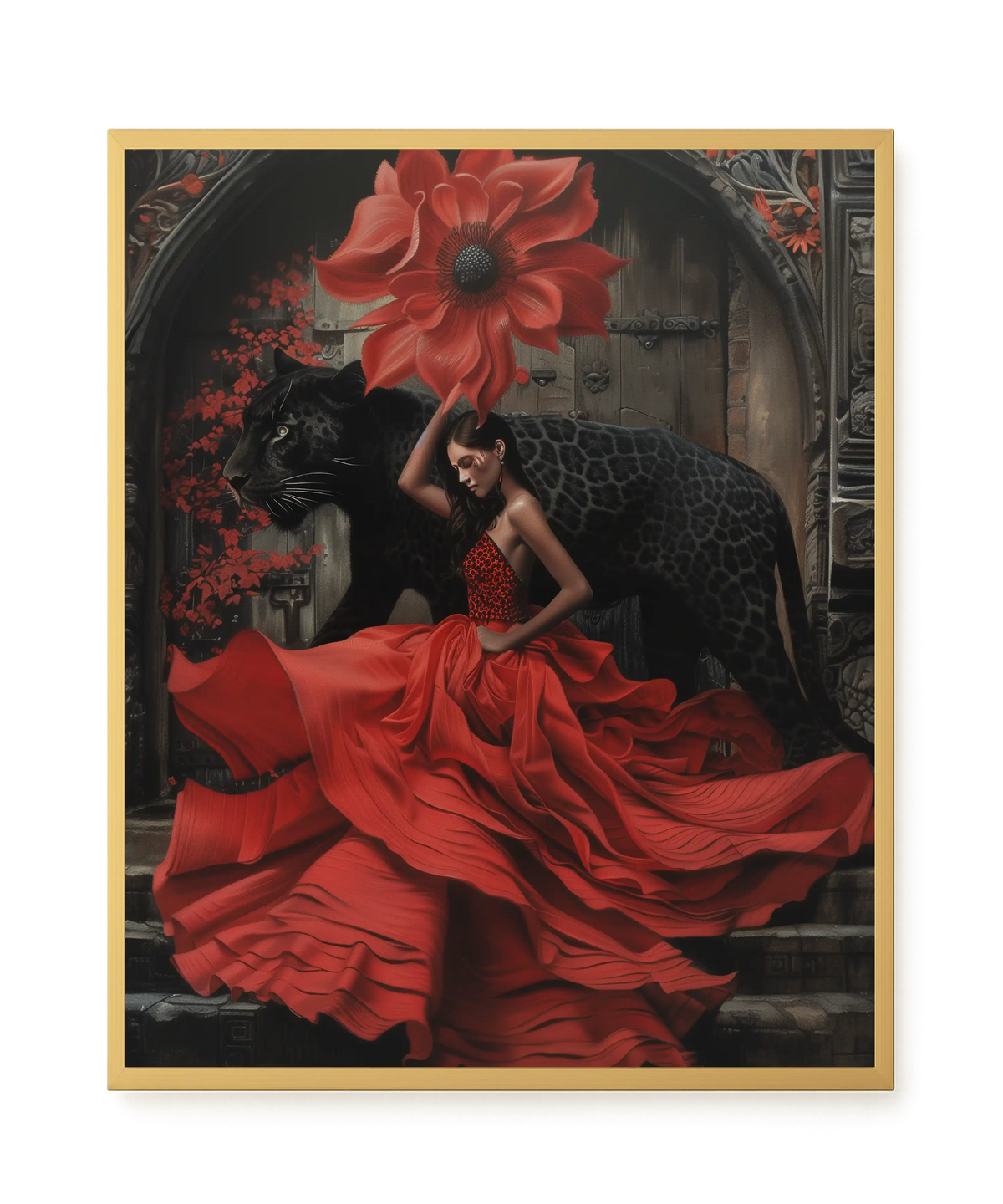Shadow Dance Canvas Wall Art