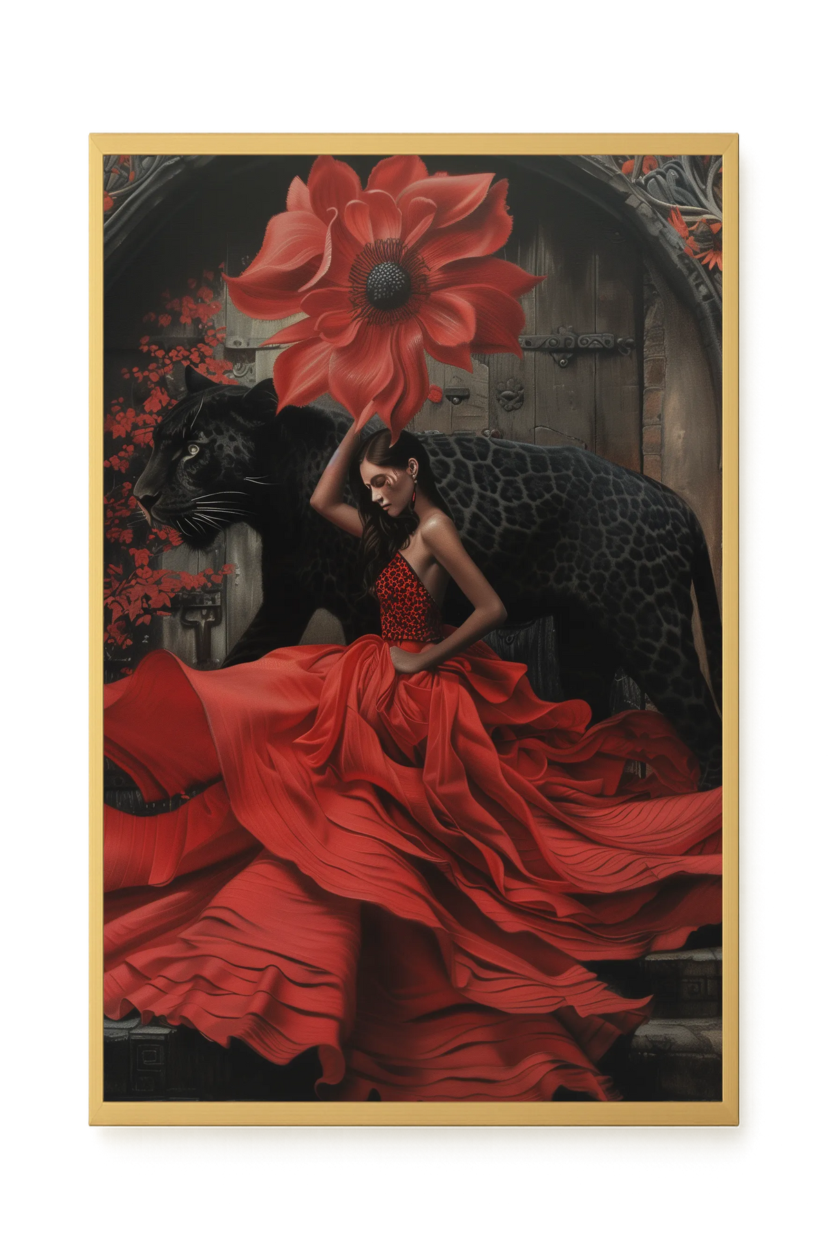 Shadow Dance Canvas Wall Art