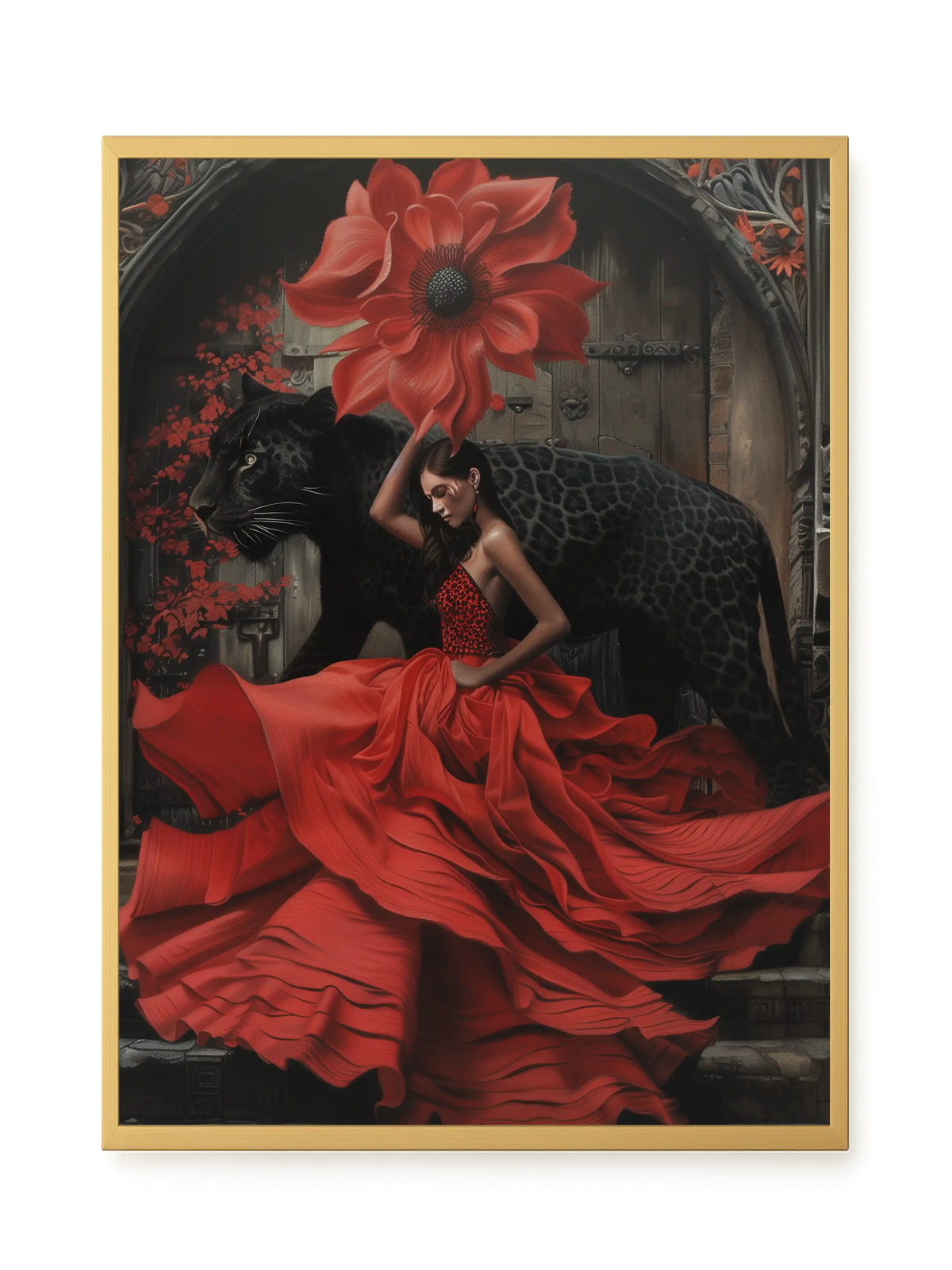 Shadow Dance Canvas Wall Art